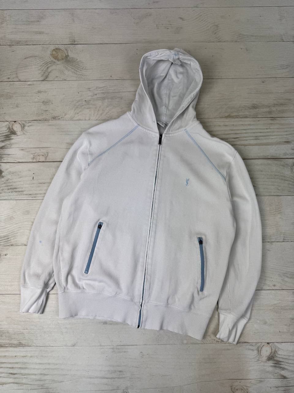 Yves Saint Laurent Vintage Yves Saint Laurent YSL Zip Up Hoodie Size US S / EU 44-46 / 1 - 1 Thumbnail