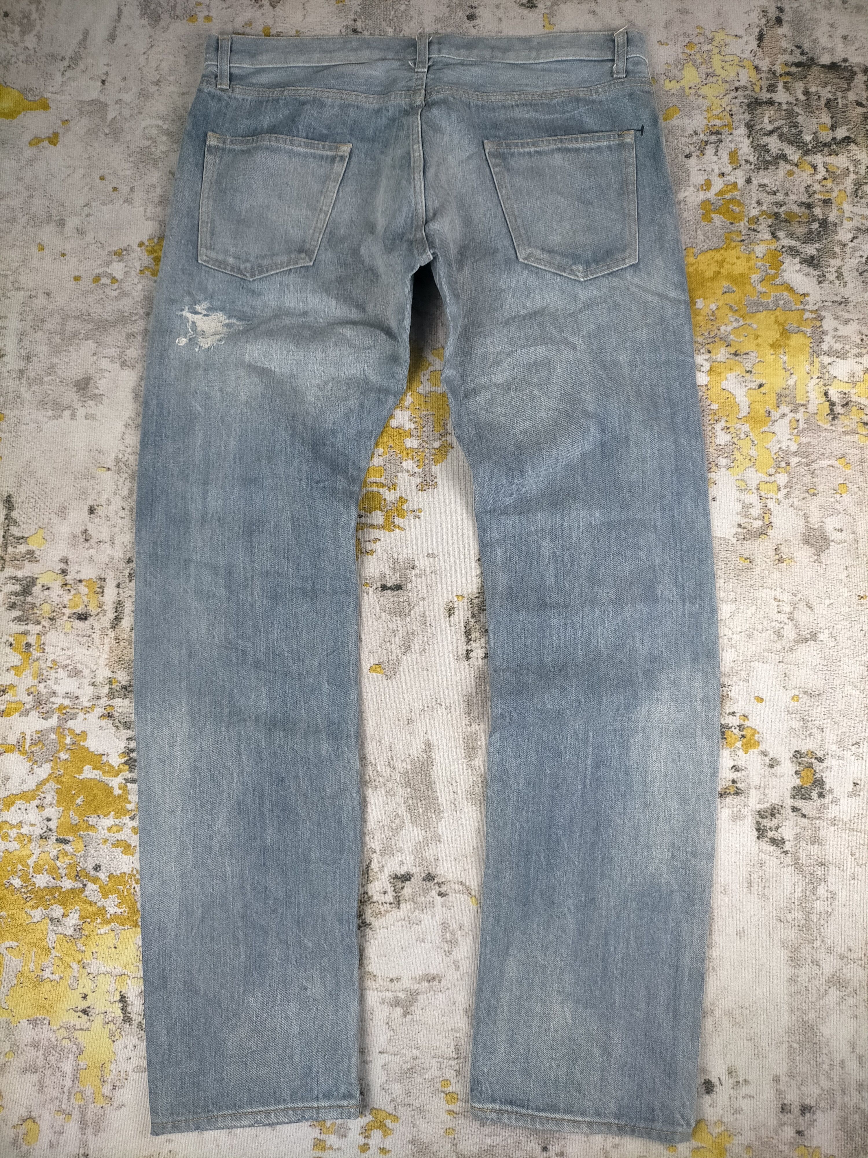 Takeo Kikuchi 🔥 Designer Takeo kikuchi Distressed Selvedge Jeans Size US 35 - 5 Thumbnail