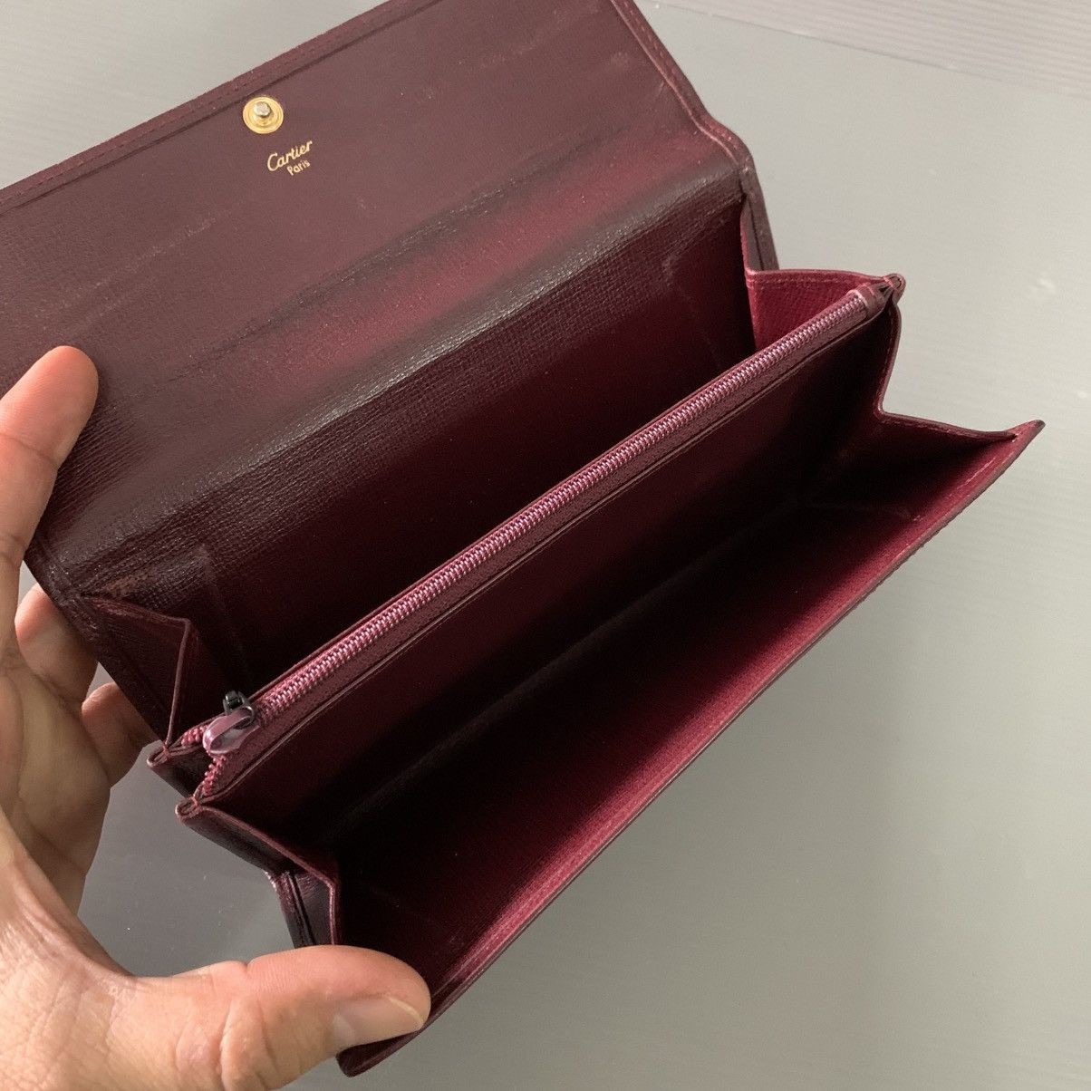 Cartier Cartier Leather Long Wallet Size ONE SIZE - 9 Thumbnail