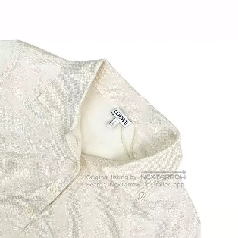 Loewe Loewe Mulberry Silk Polo Knit Shirt Size S / US 4 / IT 40 - 3 Thumbnail