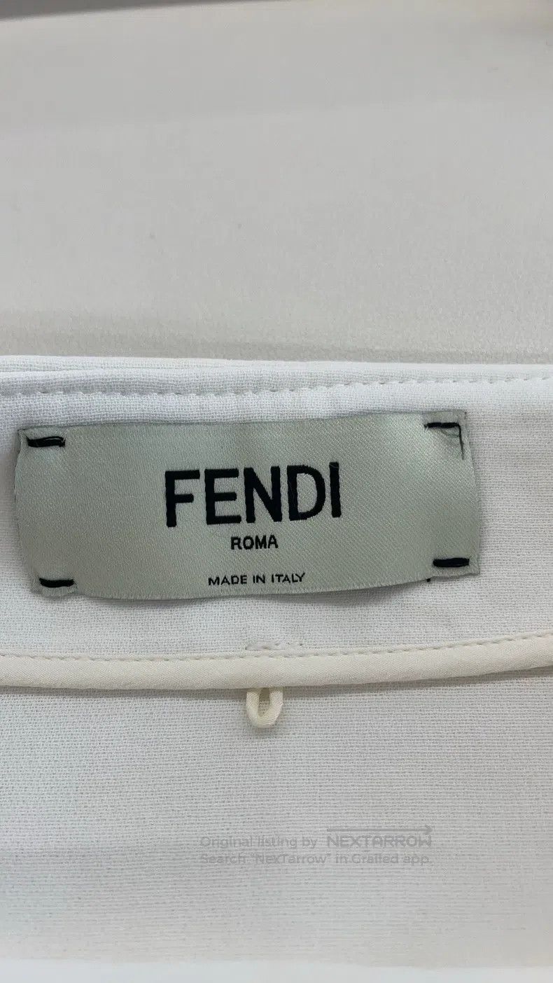 Fendi Fendi White Runway Skirt Size 25" / US 0 / IT 36 - 3 Thumbnail