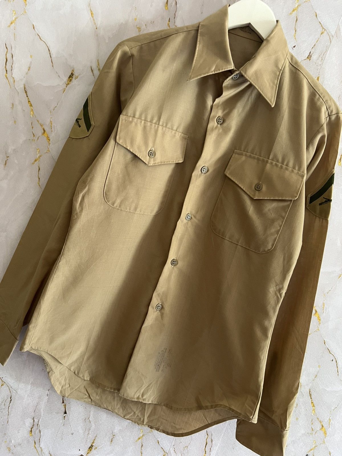 Vintage 🔥 Vintage Army Shirt Button-Up – Streetwear Classic Size US M / EU 48-50 / 2 - 7 Thumbnail