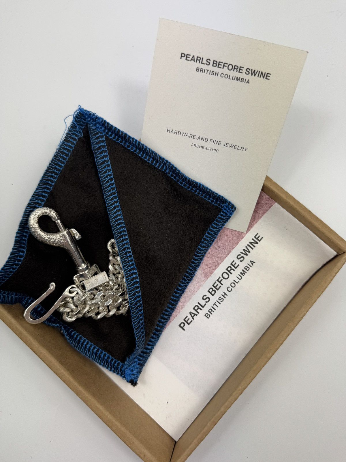 Pearls Before Swine STERLING SILVER WALLET CHAIN Size ONE SIZE - 2 Thumbnail