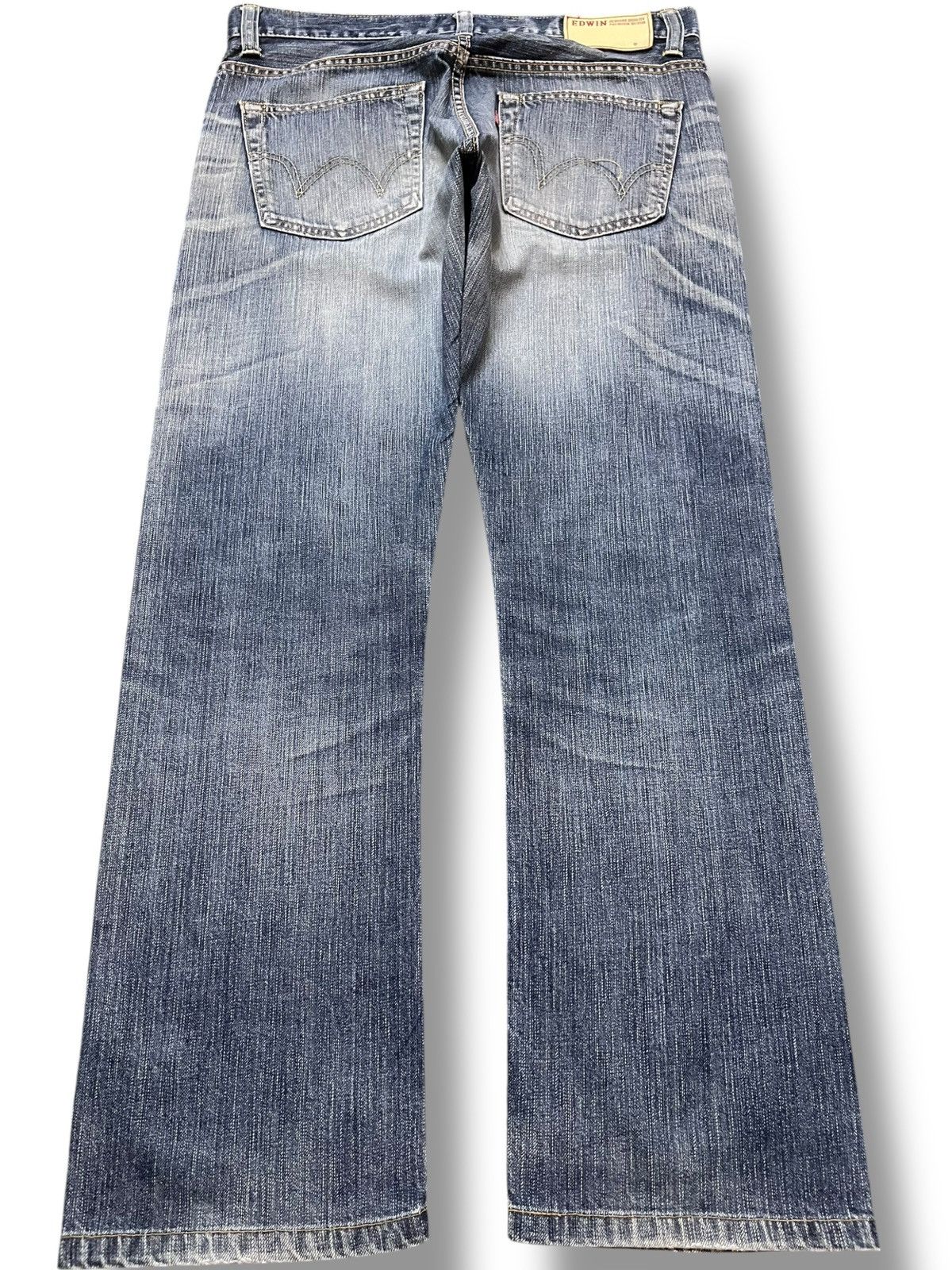 Edwin Vintage Edwin 502 Faded Grunge Denim Size US 33 - 5 Thumbnail