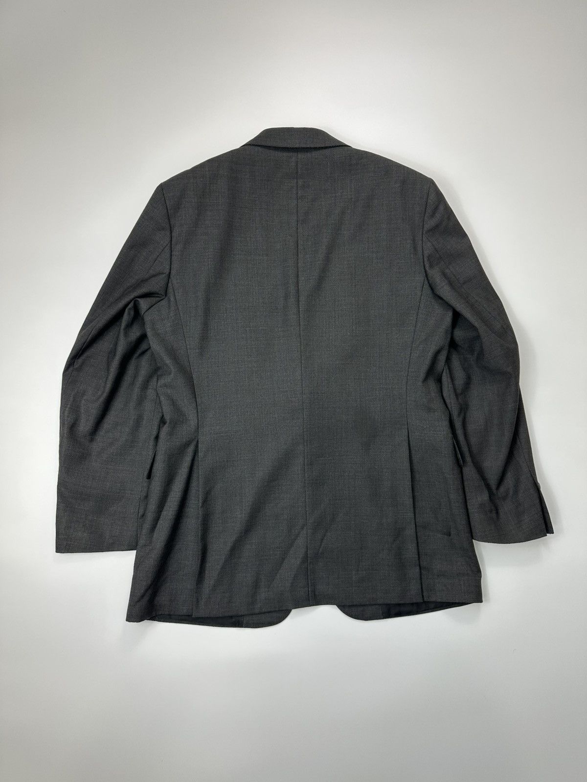 Burberry Burberry Wool Blazer Classic Gray Men's Size 44R - 2 Thumbnail
