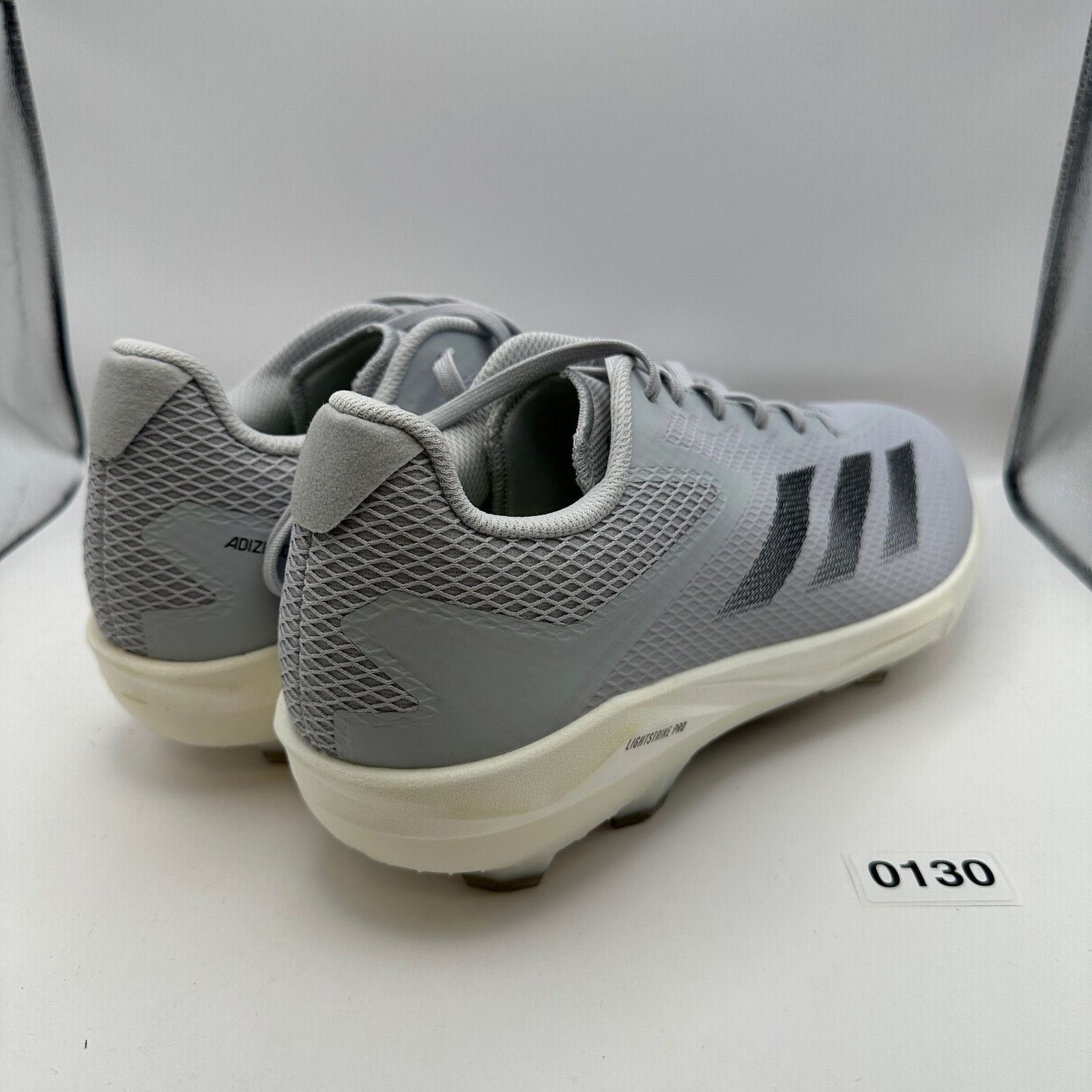 Adidas ADIDAS Adizero Electric Mens 14 Baseball Cleats Gray/Black Size US 14 / EU 47 - 6 Thumbnail