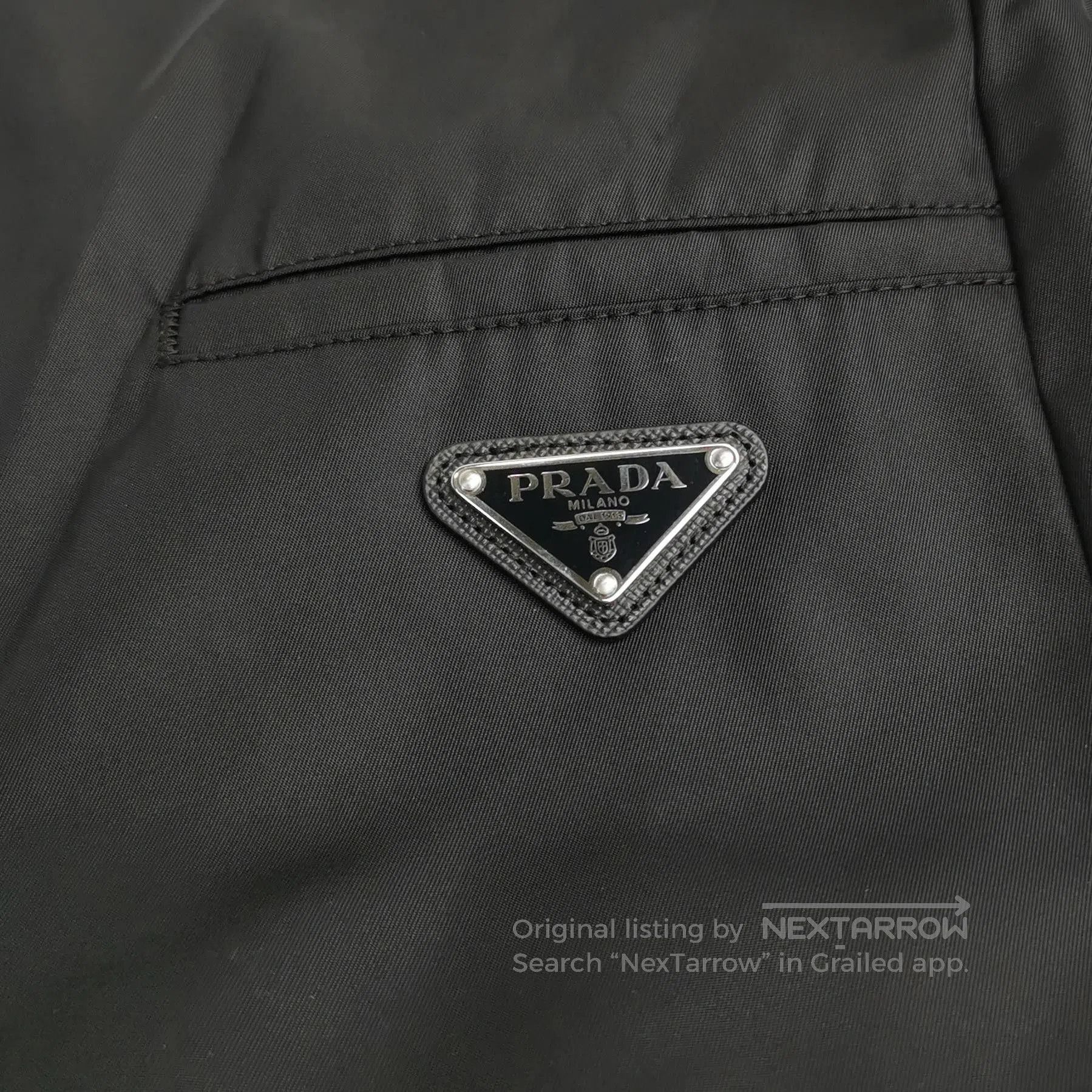Prada Prada Black Cotton Logo Shorts L. Size US 30 / EU 46 - 6 Thumbnail