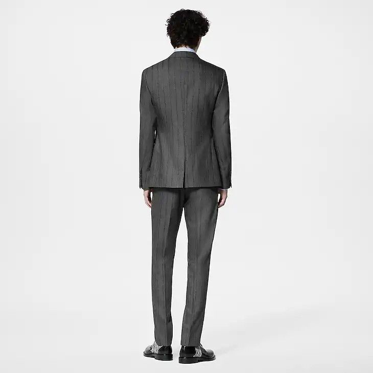 Louis Vuitton Single-Breasted Wool Pont Neuf Cutaway Jacket - 46 XS Size 46S - 7 Thumbnail
