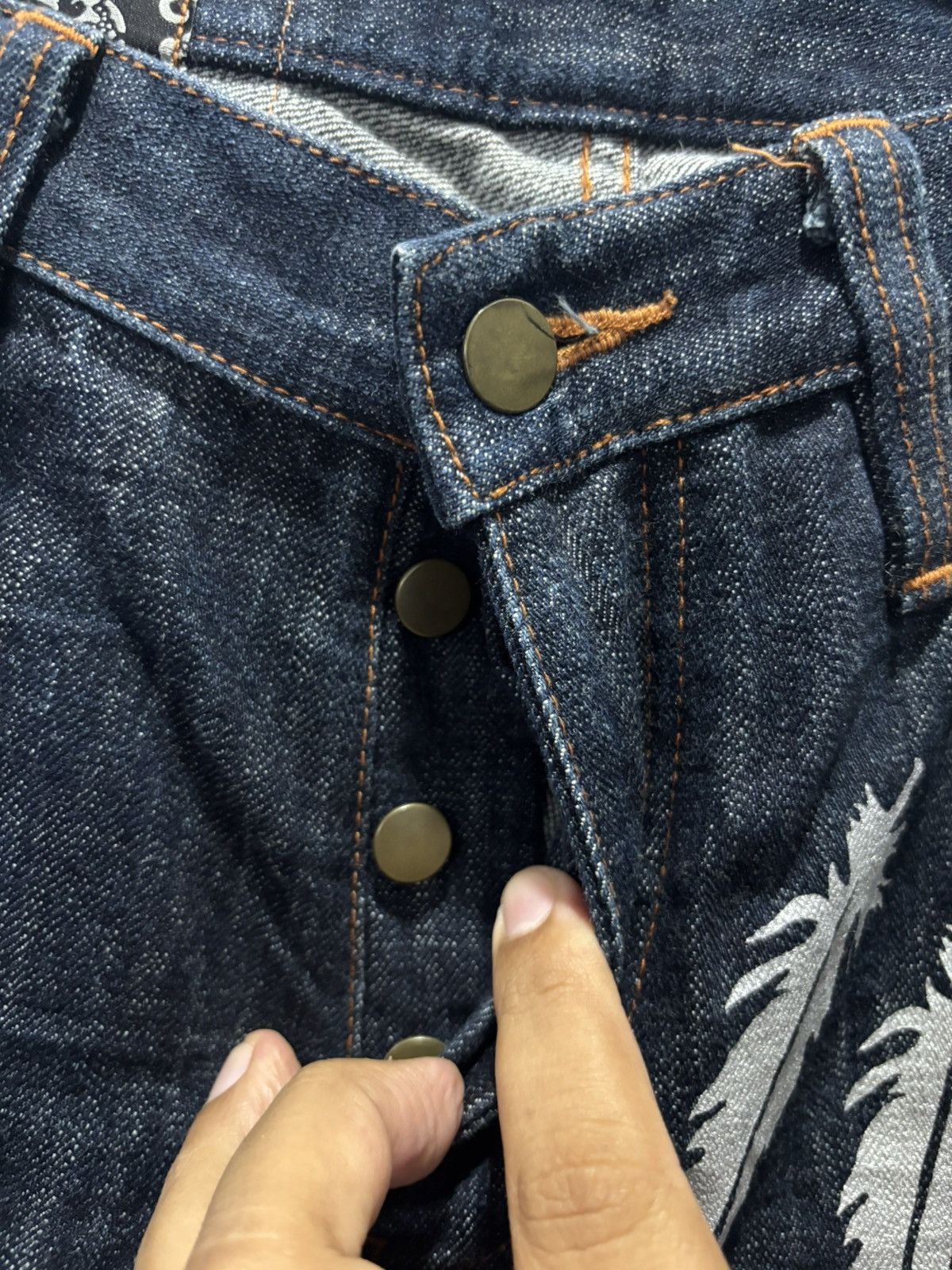 Japanese Brand Namitatsu Denim Jeans Size US 31 - 7 Thumbnail