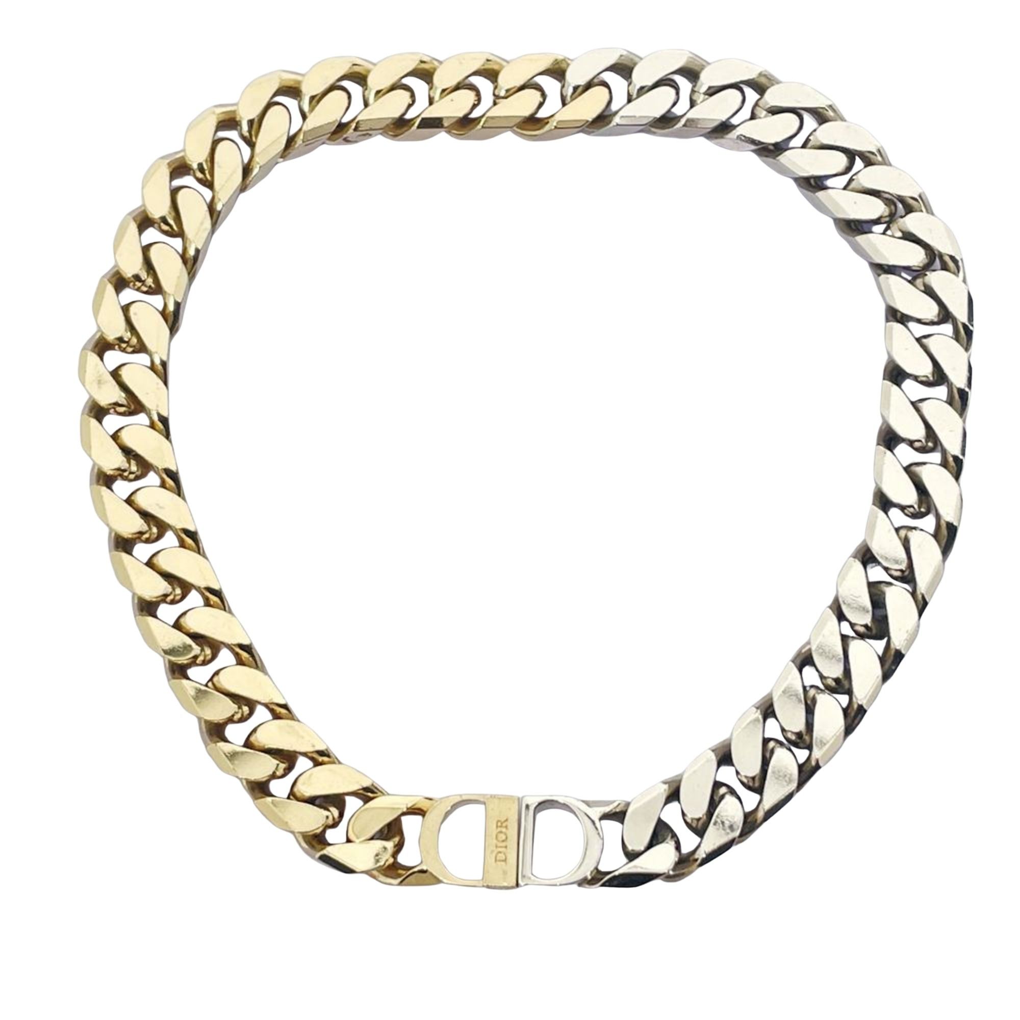 Dior CHRISTIAN DIOR Necklace Metal Fake Pearl Gold Women s Grailed