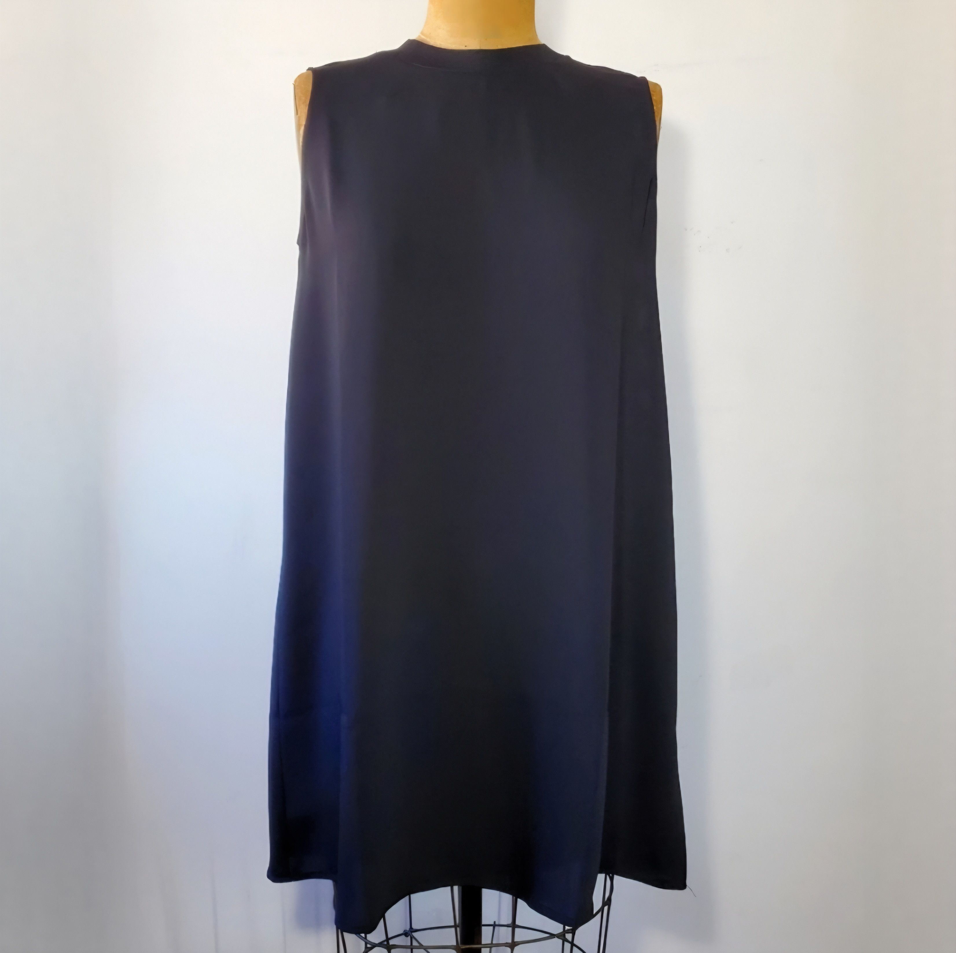 Other Coercion London Sz M Dress Black Swing Trapese Hi-low Hem Size M / US 6-8 / IT 42-44 - 2 Thumbnail