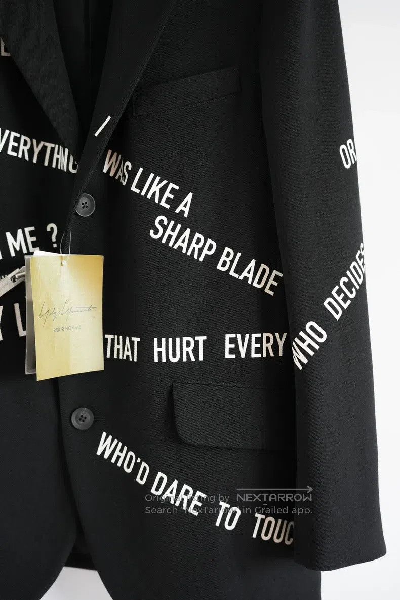 Yohji Yamamoto YOHJI YAMAMOTO Subtitle Zipper Suit Size US M / EU 48-50 / 2 - 5 Thumbnail