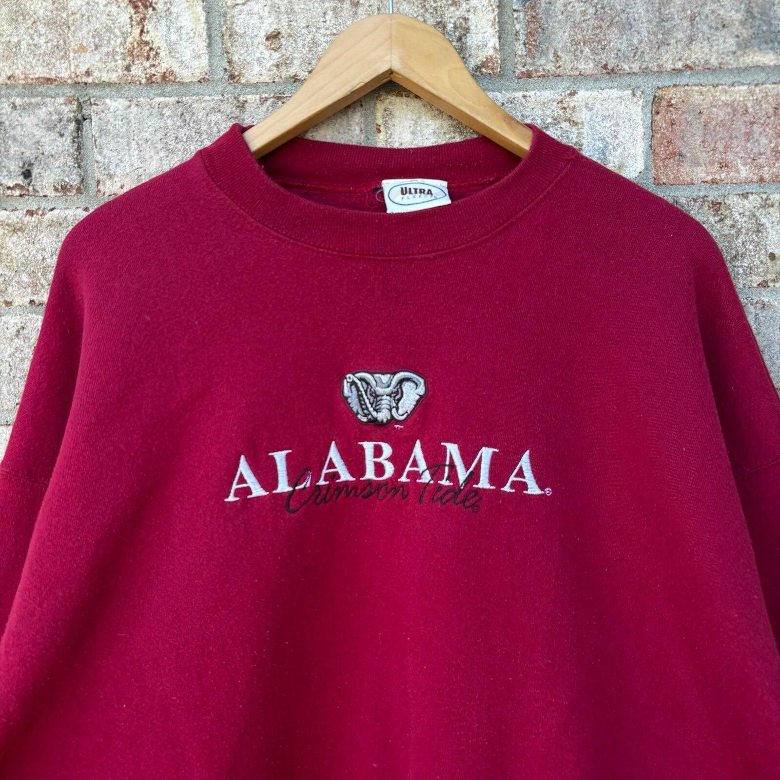 Russell Athletic Vintage 90s Alabama Crimson Tide sweatshirt Size US XL / EU 56 / 4 - 2 Thumbnail