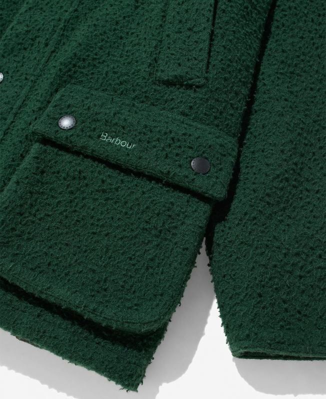Barbour × Noah Noah X Barbour Wool Teddy Bedale Jacket Size US L / EU 52-54 / 3 - 7 Thumbnail