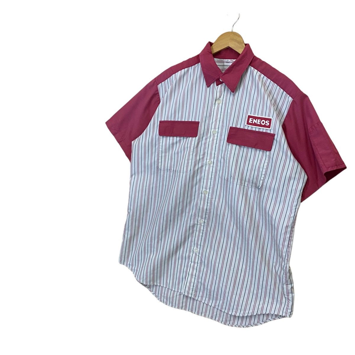 Vintage Eneos Work Shirt Size US XL / EU 56 / 4 - 3 Thumbnail
