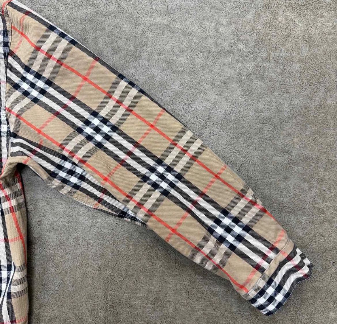 Burberry × Supreme Supreme Burberry Denim Tracker Jacket "Beige" Size US S / EU 44-46 / 1 - 5 Thumbnail