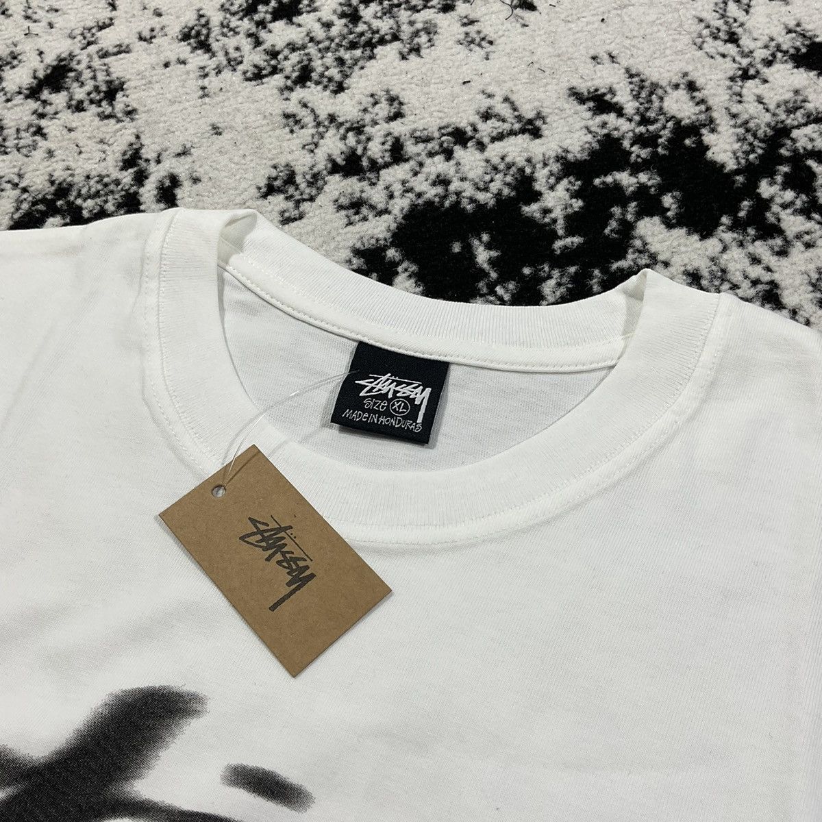 Stussy STUSSY DIZZY STOCK TEE IN WHITE - XL Size US XL / EU 56 / 4 - 5 Thumbnail