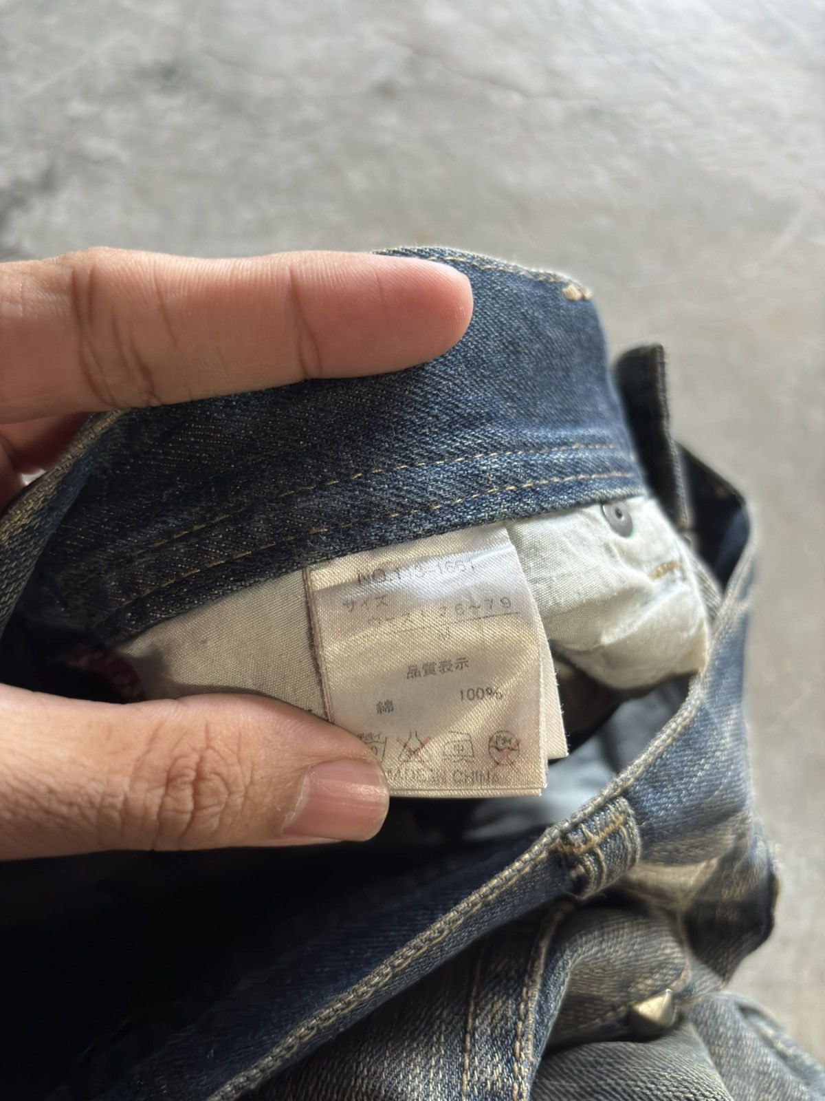 Japanese Brand IN THE ATTIC distressed dirty rusty mud japanese punk grunge Size US 31 - 6 Thumbnail