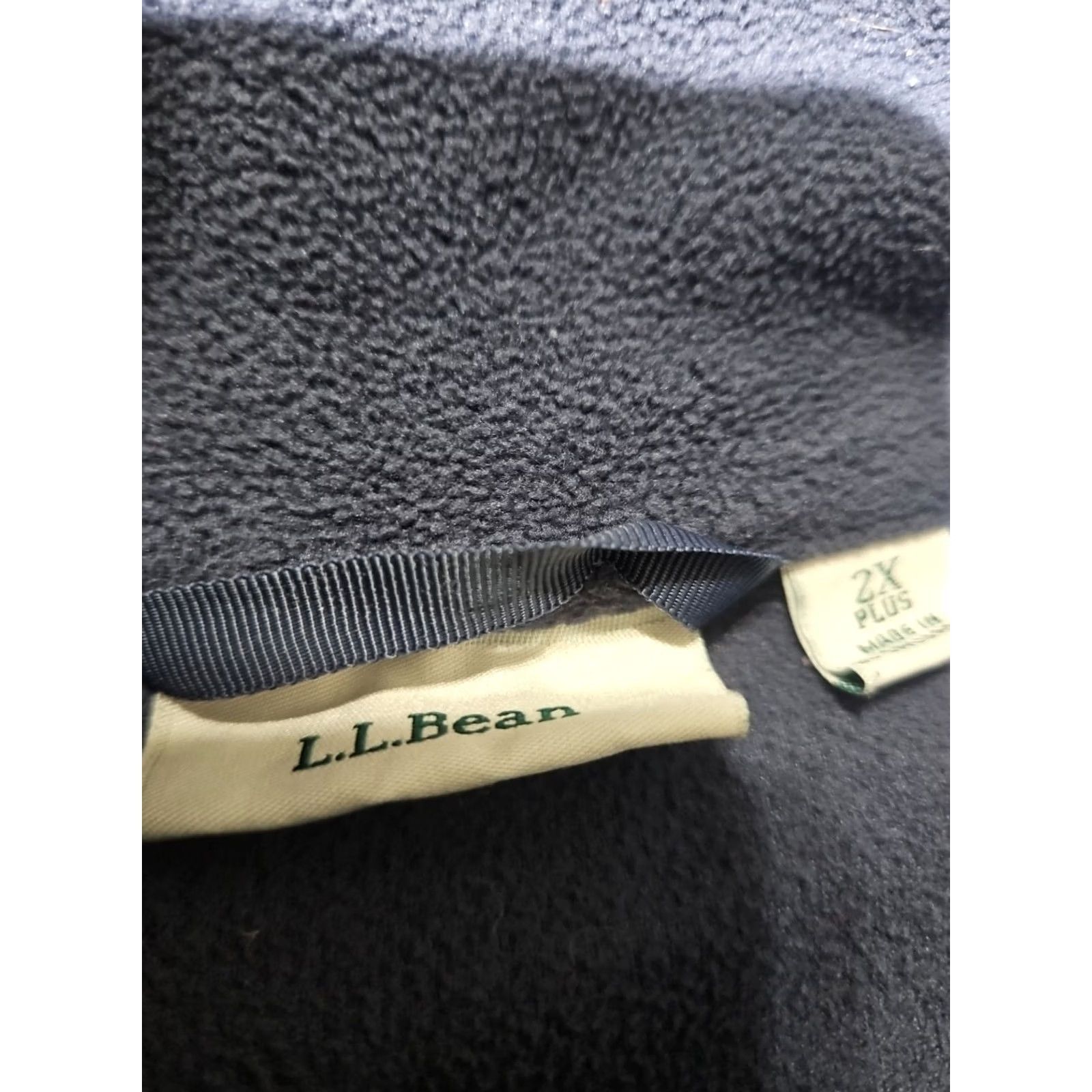 Vintage VINTAGE LL Bean Jacket Womens Plus Sz 2X Blue Fleece Full Zip Mock Neck Outdoor Preppy Womens Size XXL / US 16-18 / IT 52-54 - 7 Thumbnail