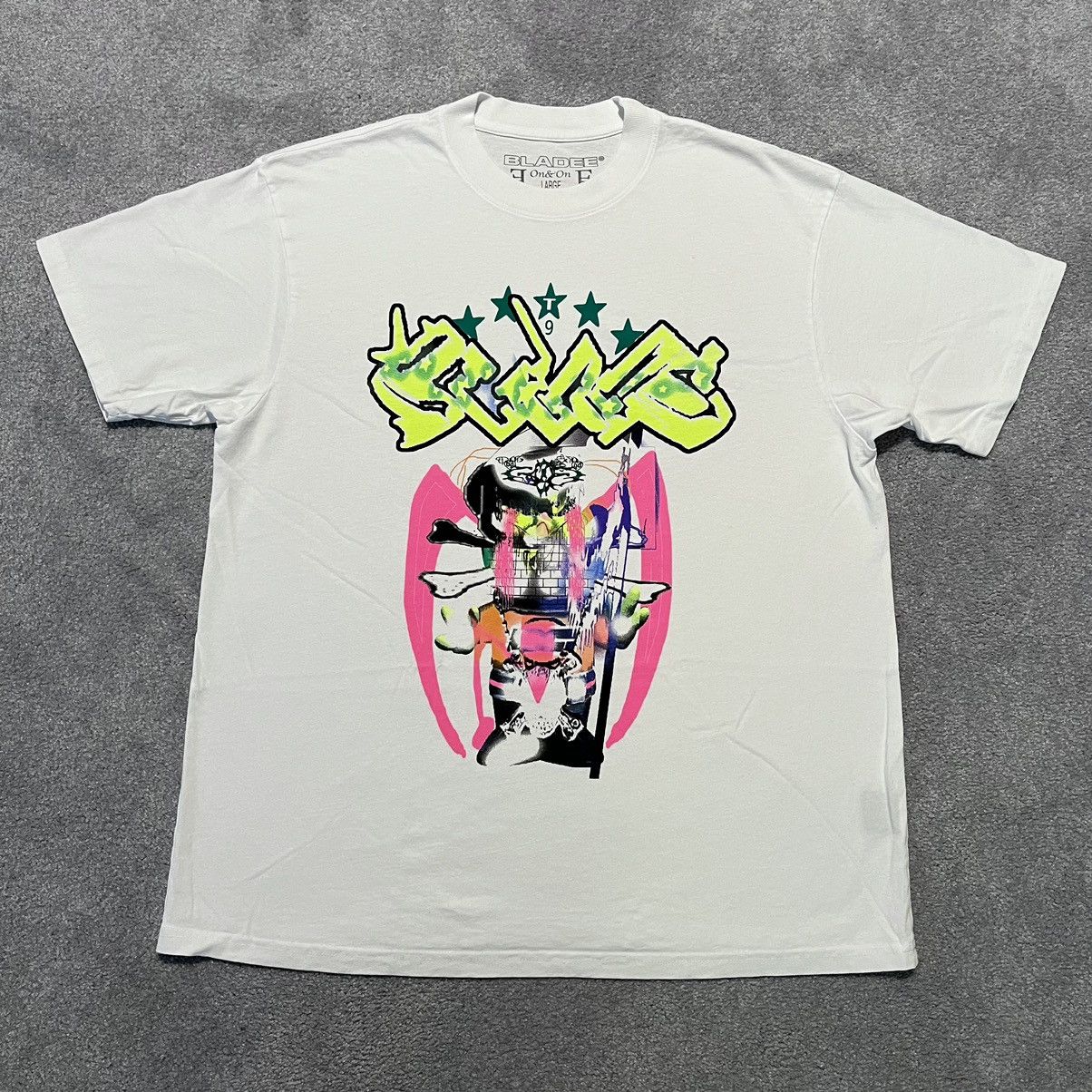 Drain Gang Bladee for Drain Gang Virus Graphic Logo Tee Shirt White New Size US L / EU 52-54 / 3 - 1 Thumbnail