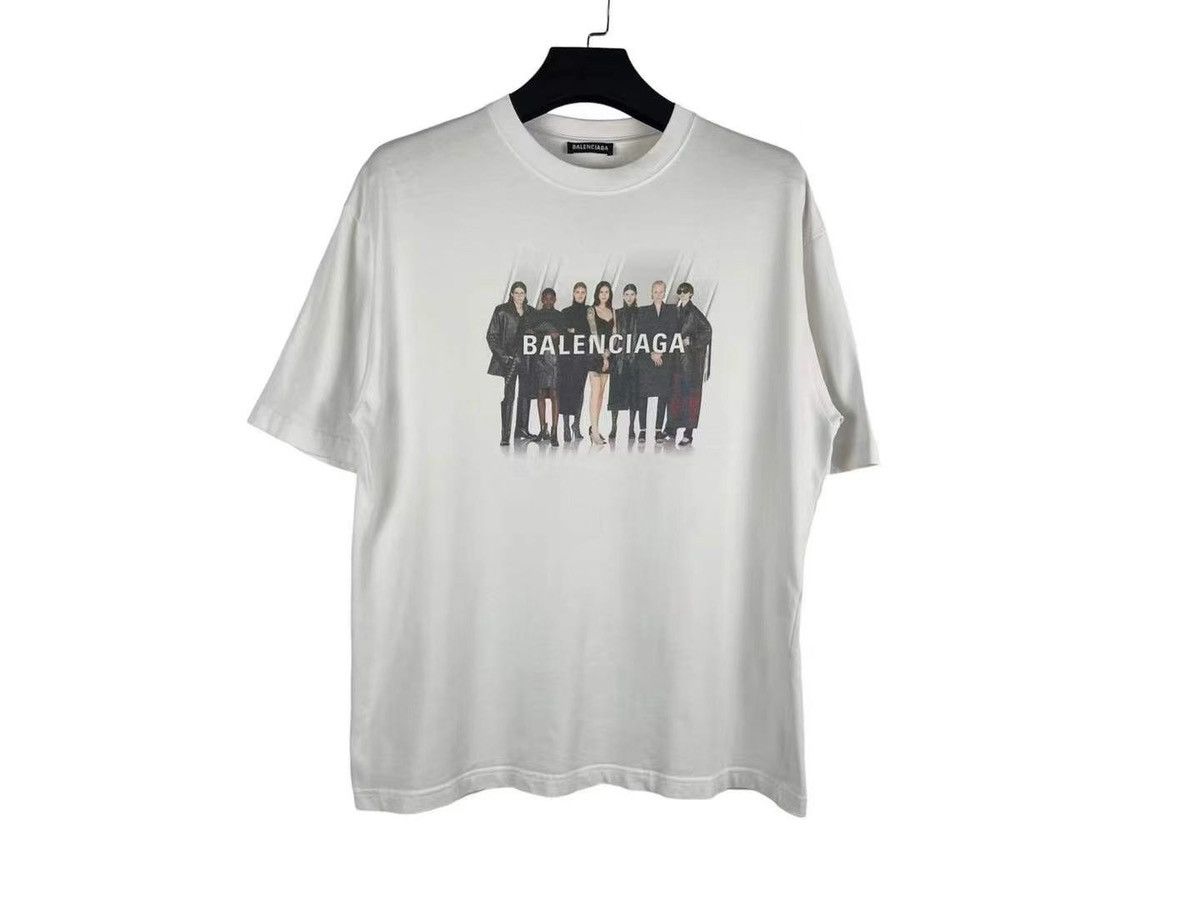 Balenciaga Balenciaga Real Portrait Photo Tee Size US S / EU 44-46 / 1 - 1 Thumbnail