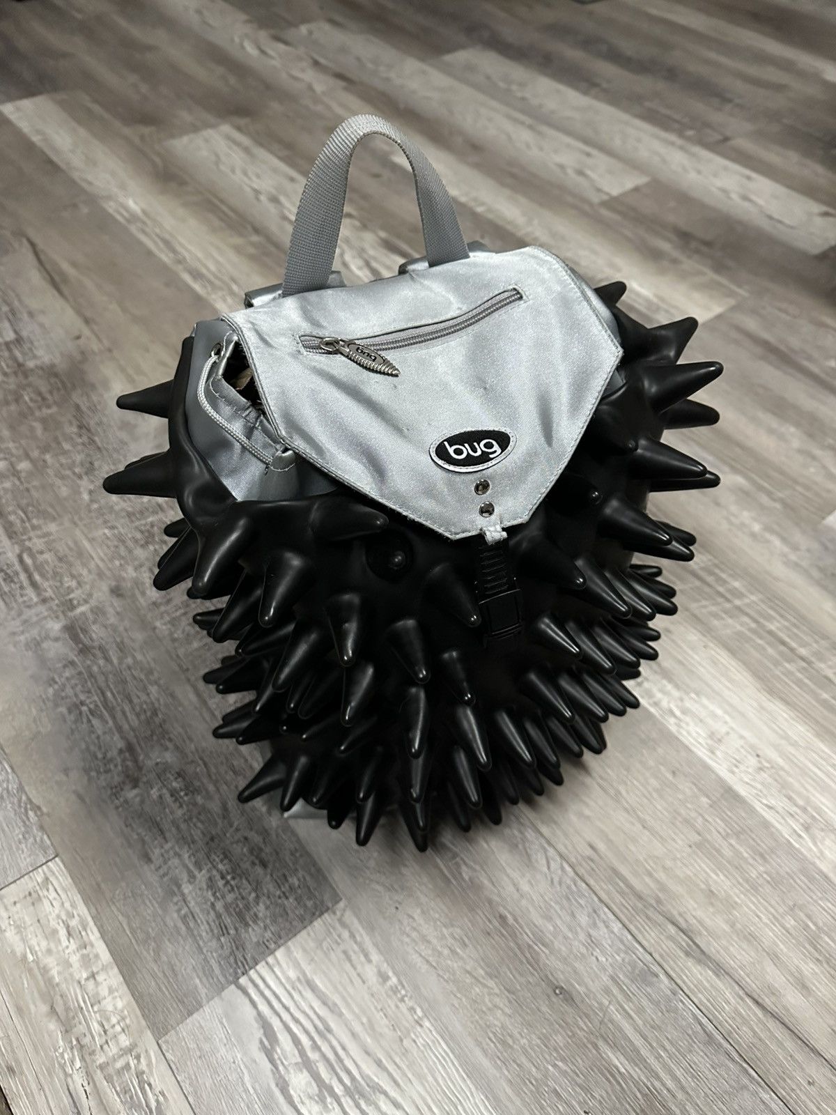 Craig Morrison Criag Morrison Black And Silver Spike Rucksack | Grailed