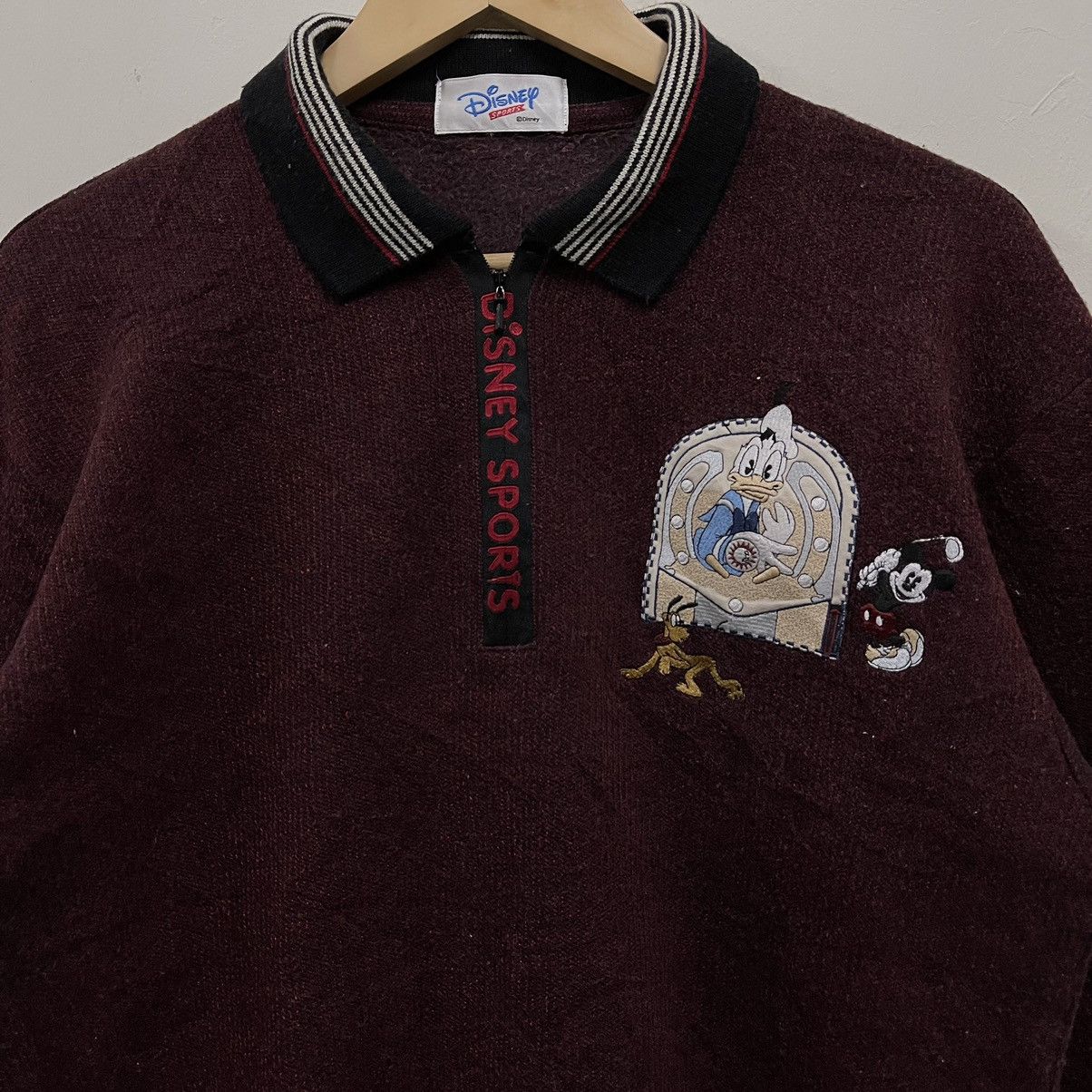 Cartoon Network Vintage 90s Disney sports cartoon sweatshirt half zipper Size US M / EU 48-50 / 2 - 3 Thumbnail
