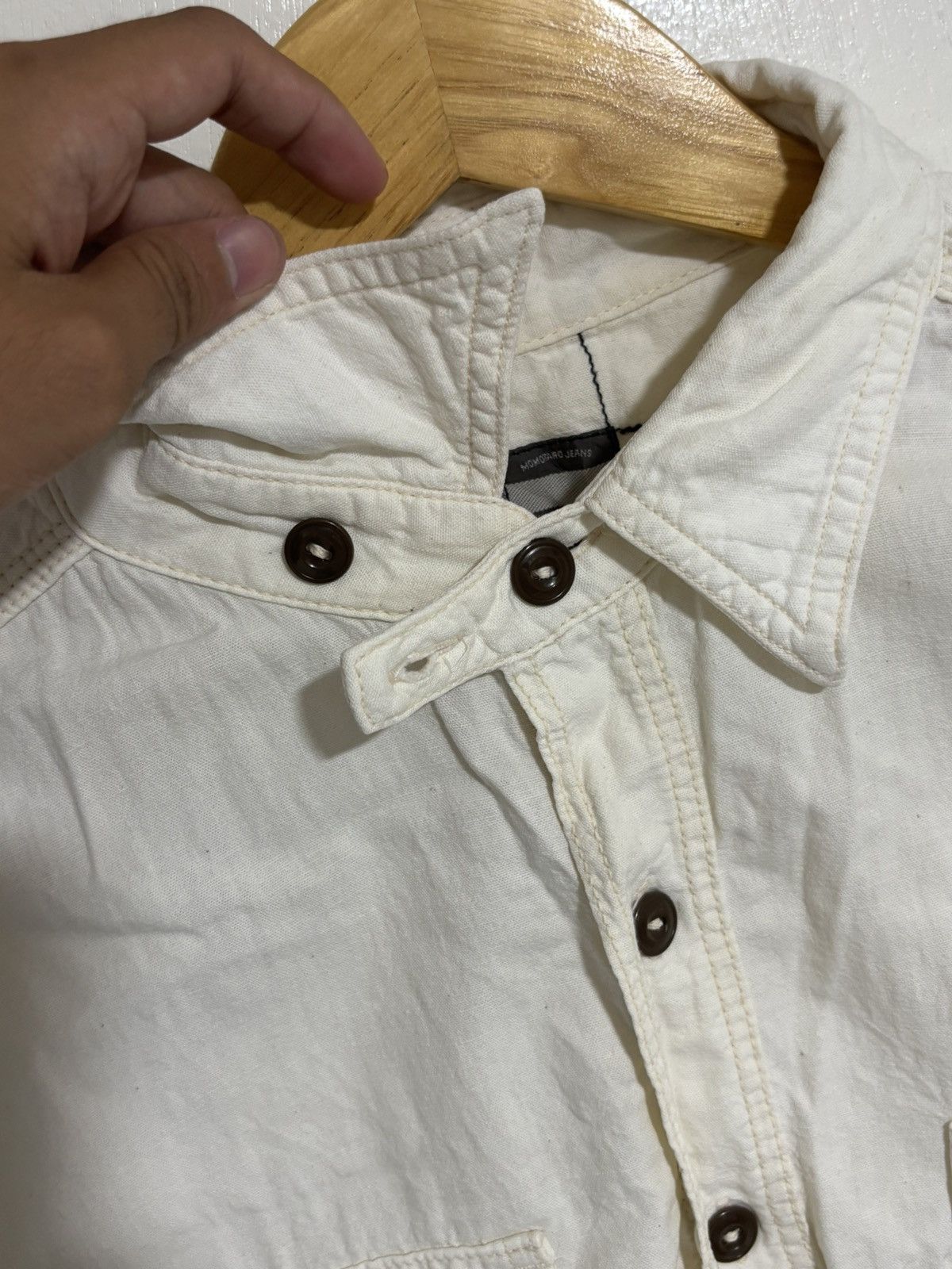 Momotaro Jeans Momotaro Jeans 5oz Selvedge Chambray Shirt Size US XS / EU 42 / 0 - 4 Thumbnail