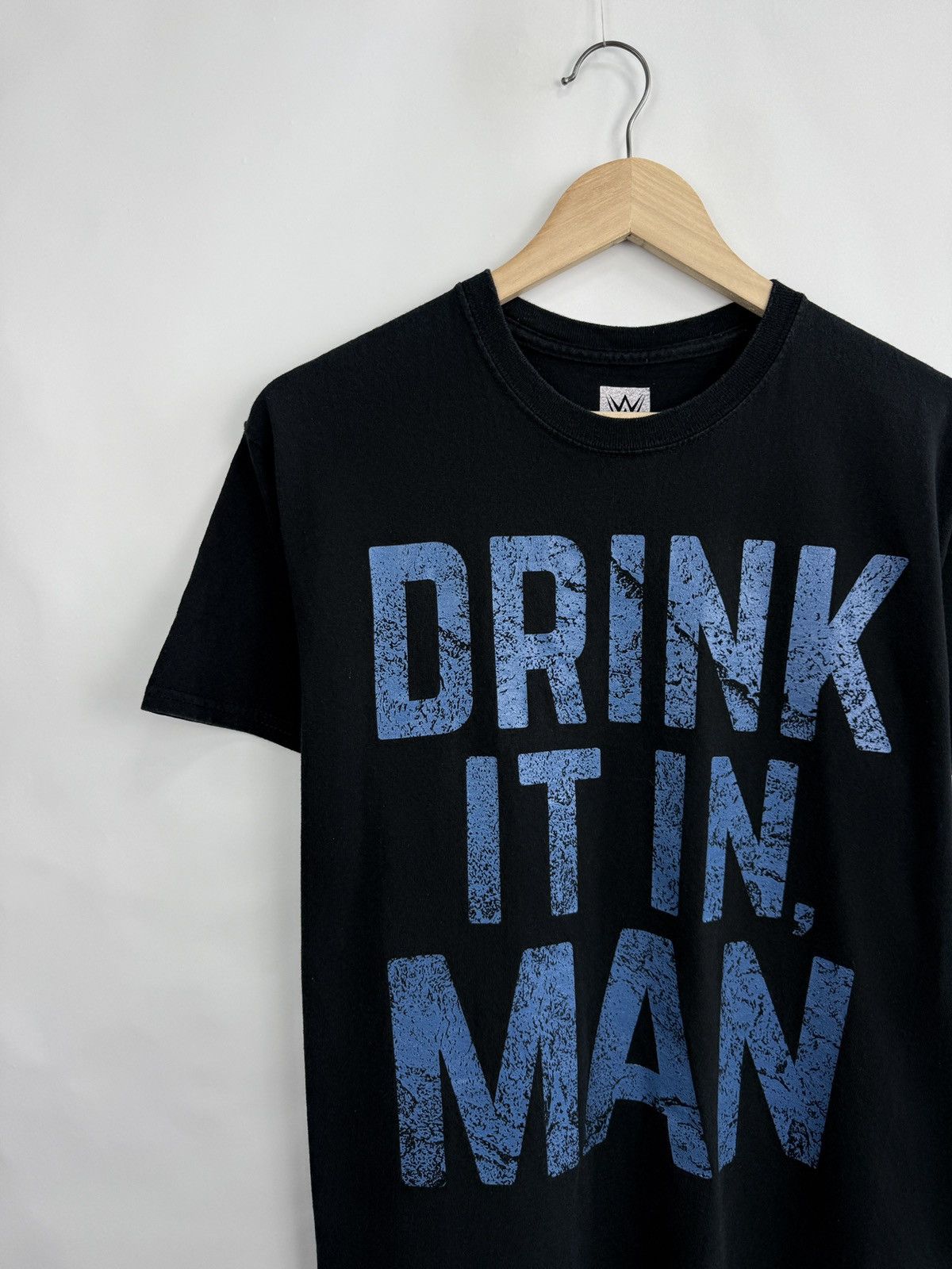 WWE 🇺🇸💀 WWE Chris Jericho Drink it in Man Wrestling T-Shirt Rare Size US M / EU 48-50 / 2 - 4 Thumbnail