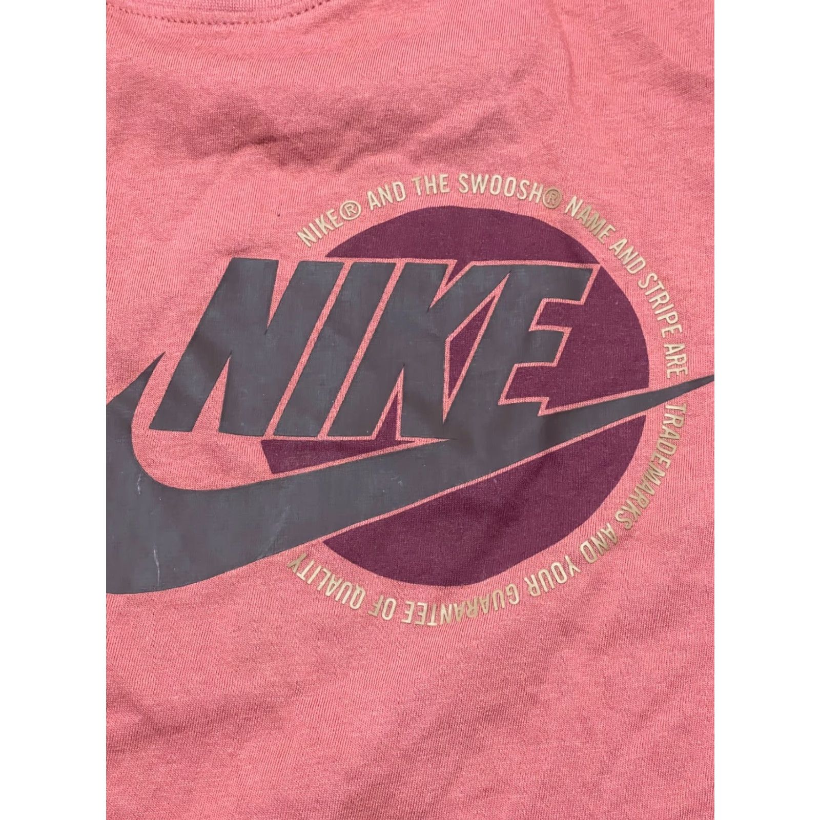 Nike Nike Shirt Mens XS Red Short Sleeve Logo Print Dri Fit T-Shirt Size US XS / EU 42 / 0 - 3 Thumbnail