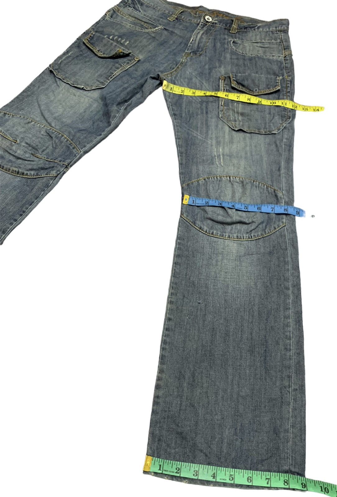 Desigual × Japanese Brand DESIGUAL FLARED MULTIPOCKET STYLISH DENIM Size US 33 - 16 Thumbnail