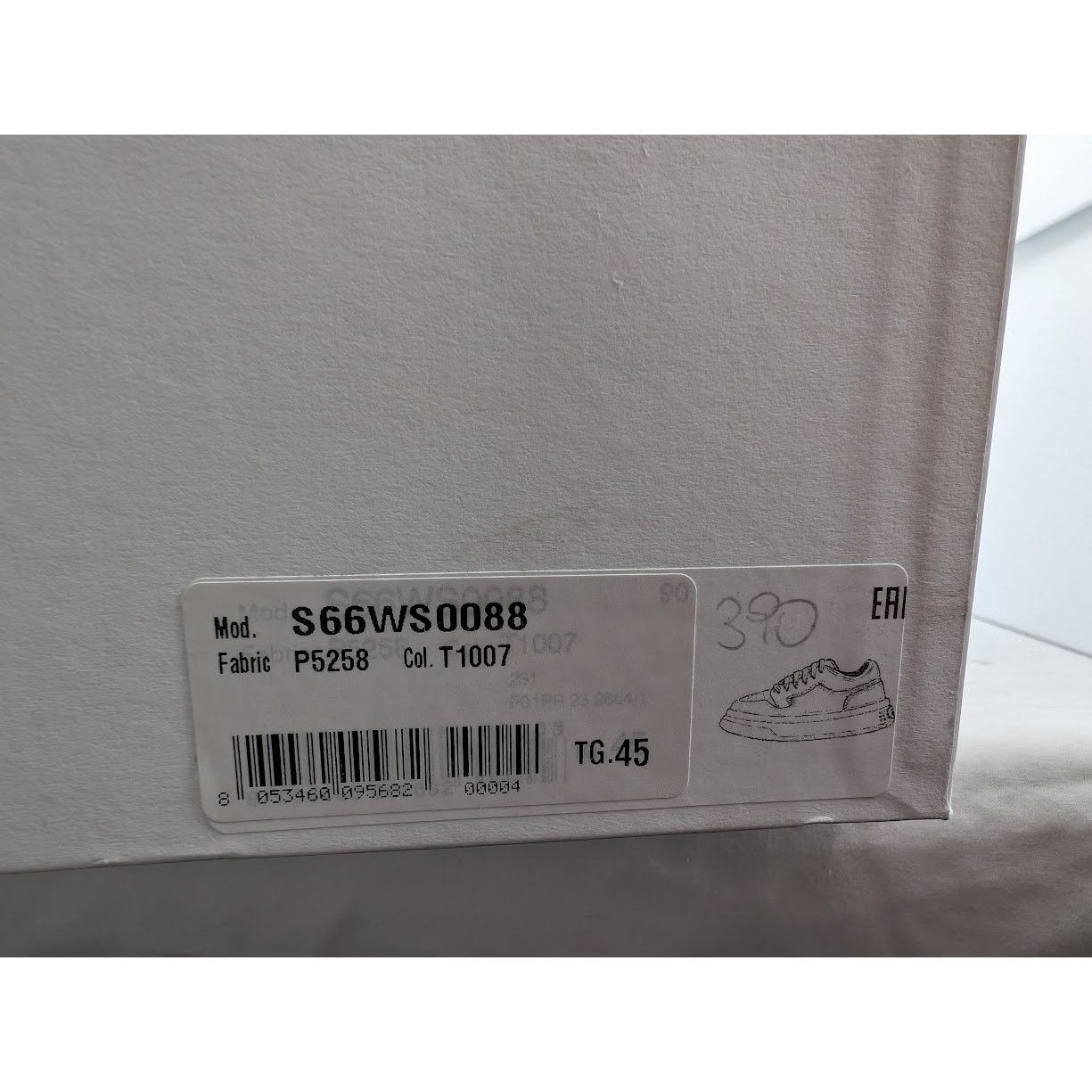 Maison Margiela o1rshd1 Low-Top Sneakers in White Size US 12 / EU 45 - 20 Thumbnail