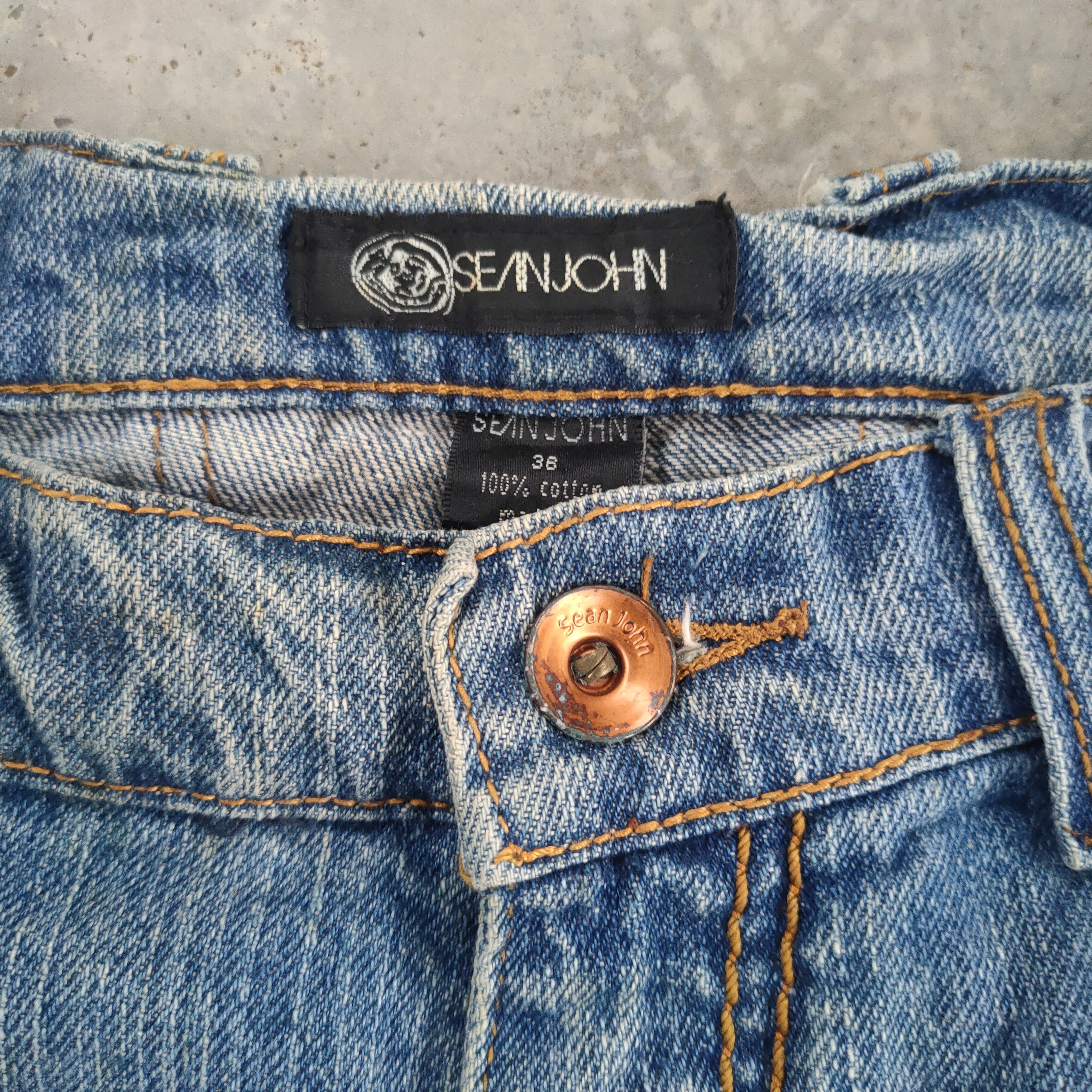 Japanese Brand W37 VINTAGE SEAN JOHN FADED JEANS DENIM PANTS Size US 37 - 5 Thumbnail