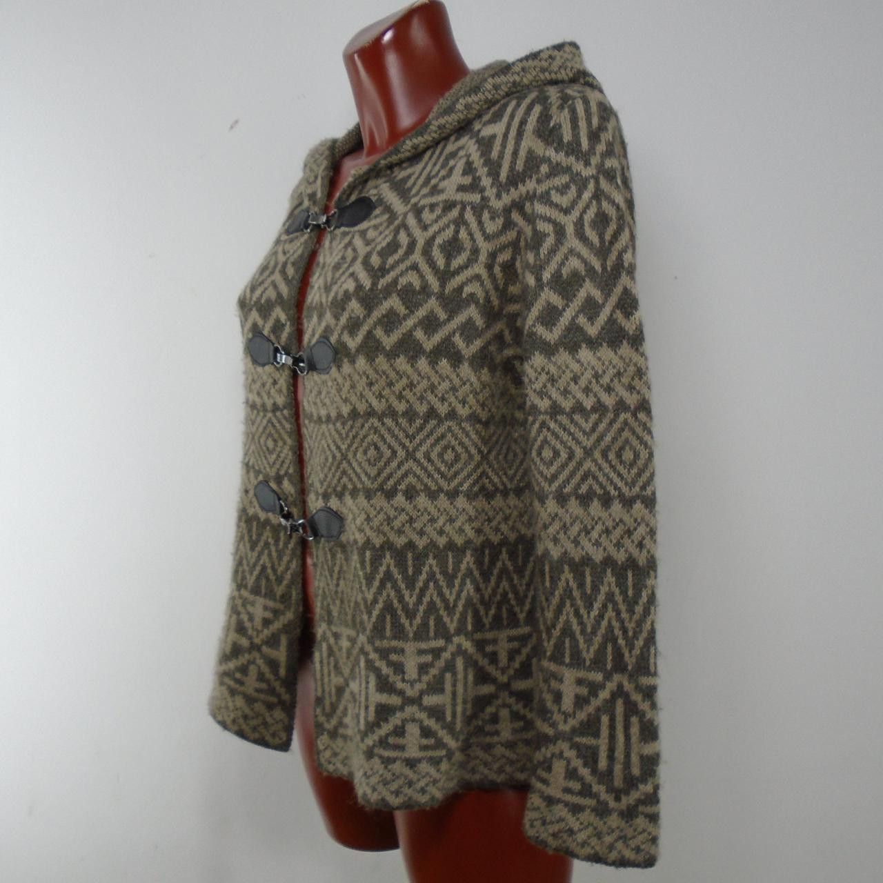 Vintage Women's Cardigan Italy Moda. Brown. M. Used. Very good Size M / US 6-8 / IT 42-44 - 4 Thumbnail