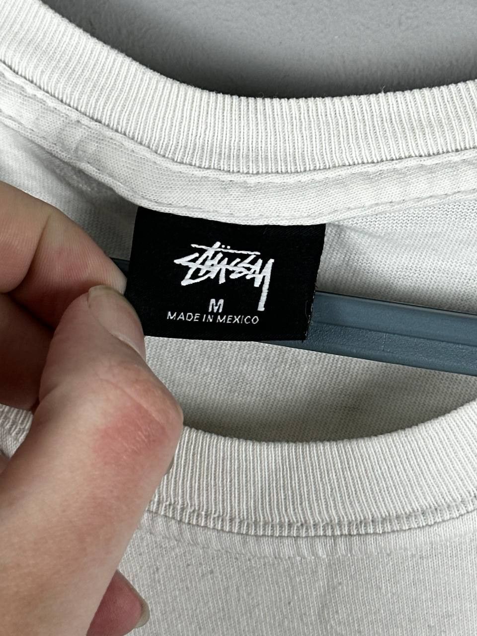 Stussy Vintage Stussy Iconic Big Logo White T Shirt Size US M / EU 48-50 / 2 - 7 Thumbnail