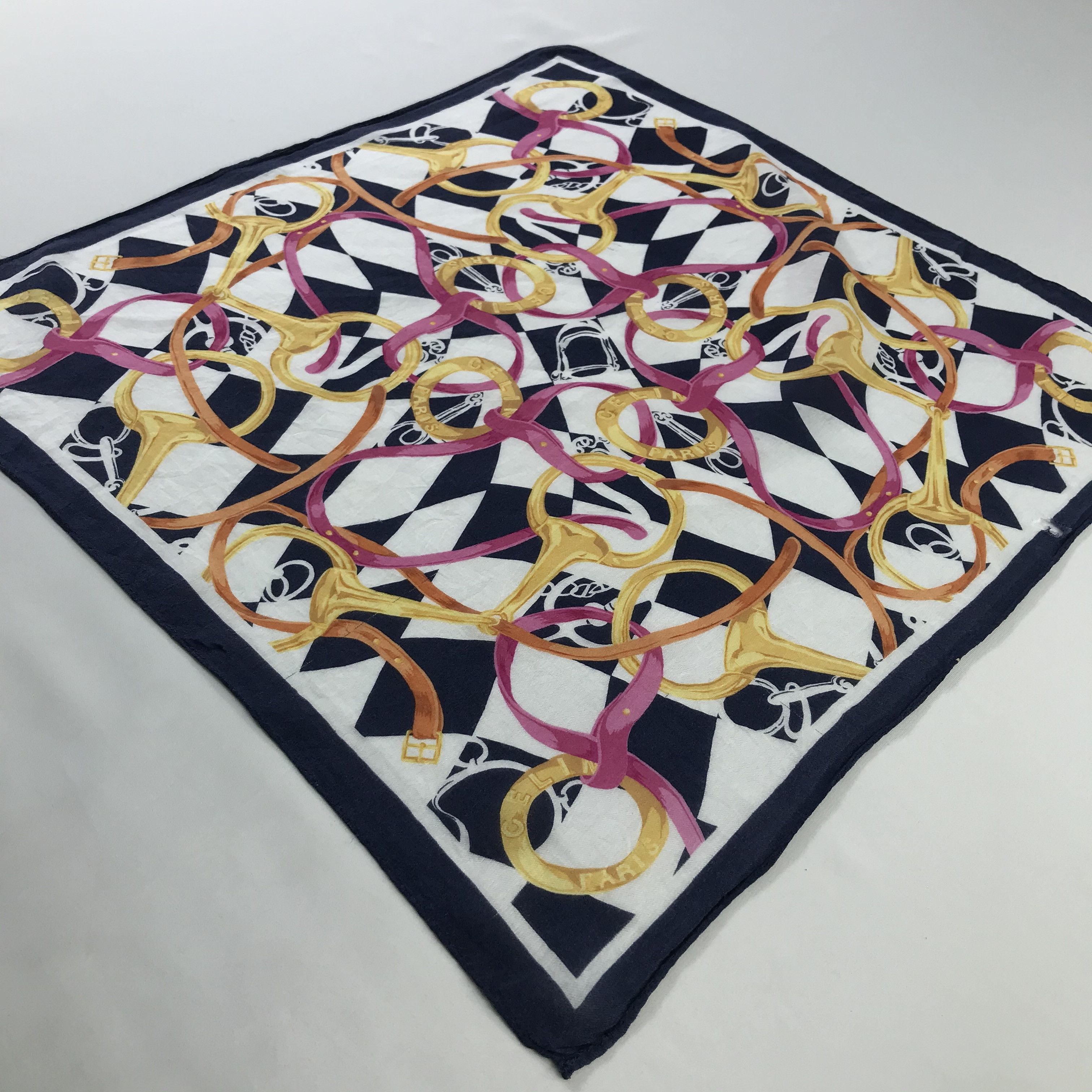 Celine × Vintage Celine Bandana / Handkerchief / Neckerchief - S526 Size ONE SIZE - 2 Thumbnail