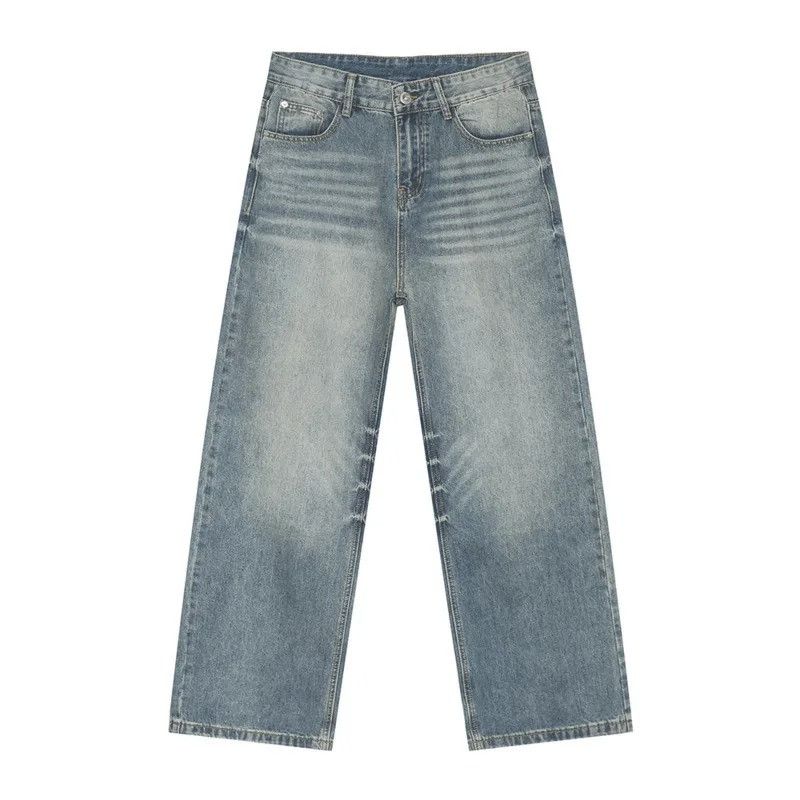 Jean × Vintage Casual Washed Straight Denim Size US 32 / EU 48 - 3 Thumbnail