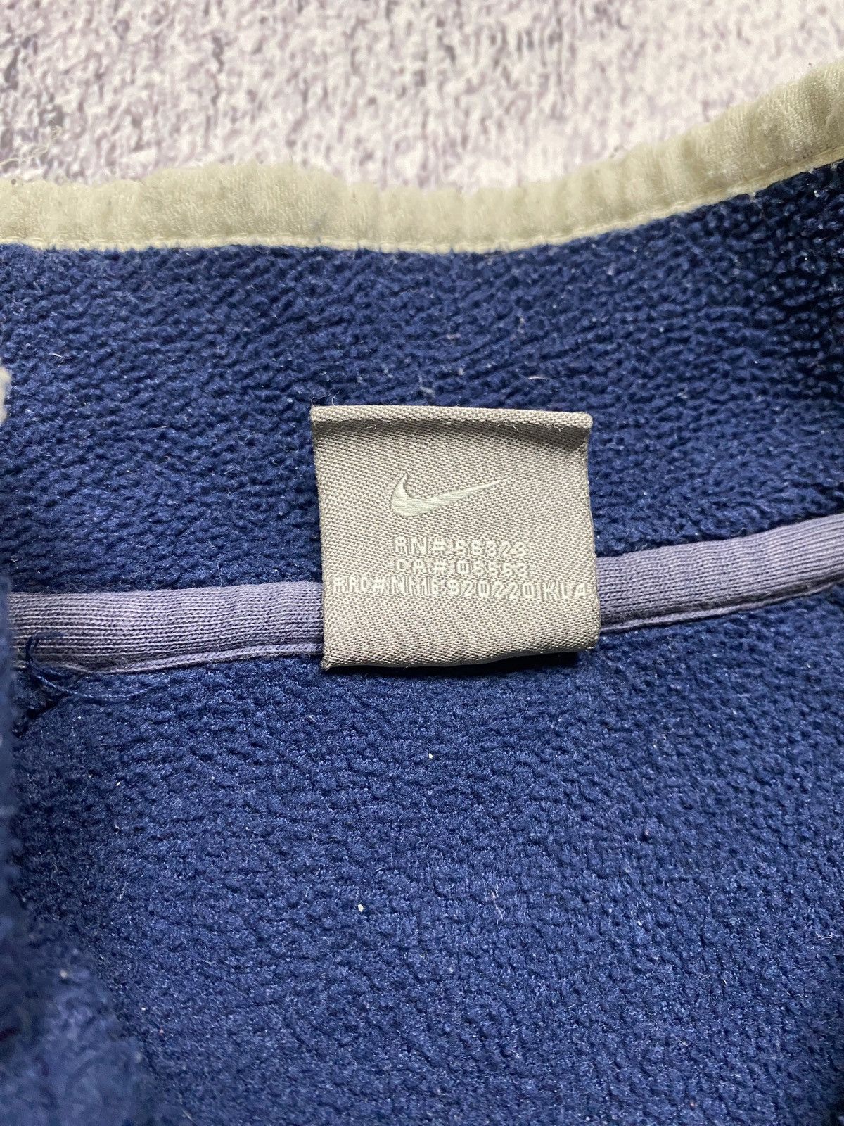 Nike × Vintage Vintage Nike Center Logo Fleece 1/4 Zip Jacket Size US S / EU 44-46 / 1 - 6 Thumbnail