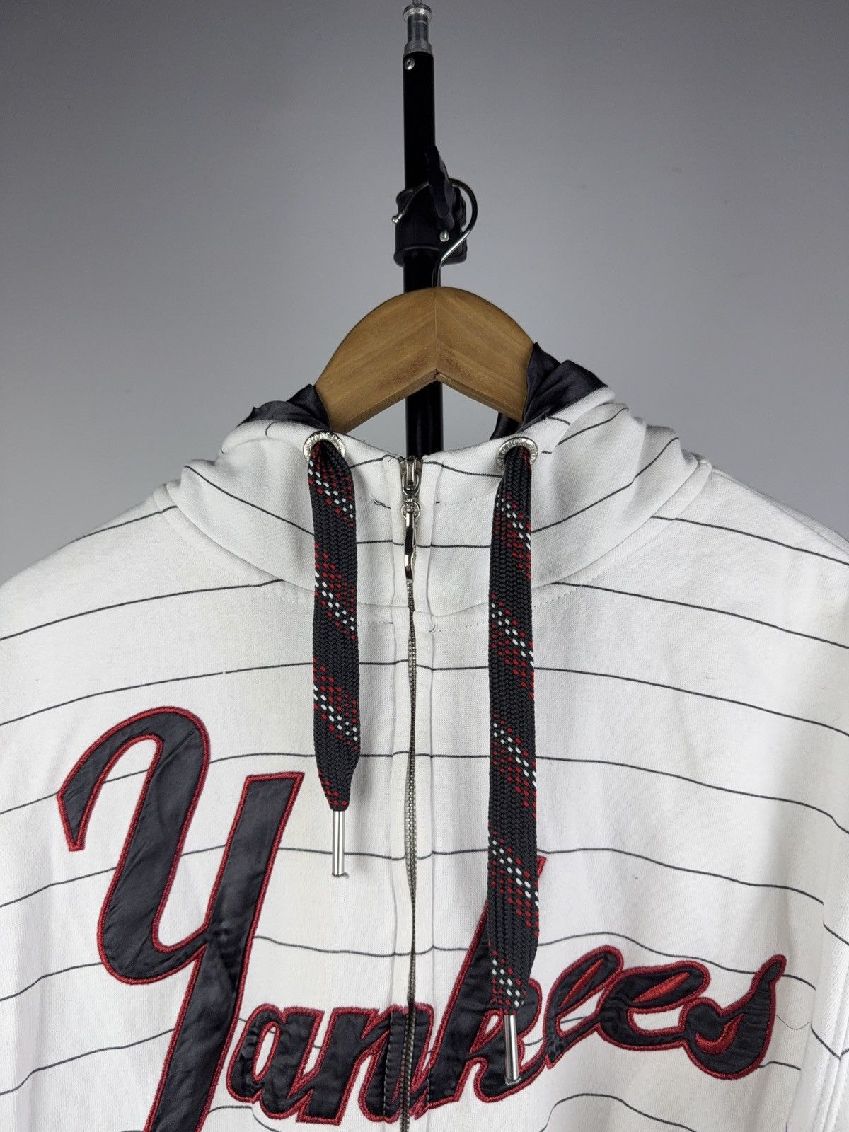 Majestic 00s Vintage Majestic Cooperstown NY Y2K Yankees Zip Hoodie Size US L / EU 52-54 / 3 - 10 Thumbnail