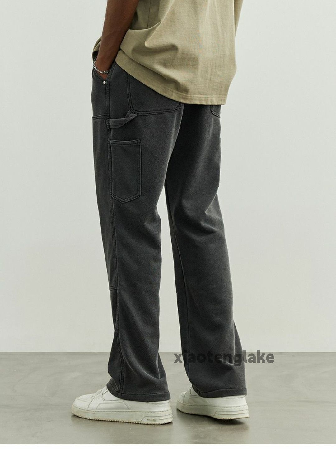 Jean × Vintage Washed faded cleanfit yuppie outdoor sport sweatpants Size US 32 / EU 48 - 4 Thumbnail