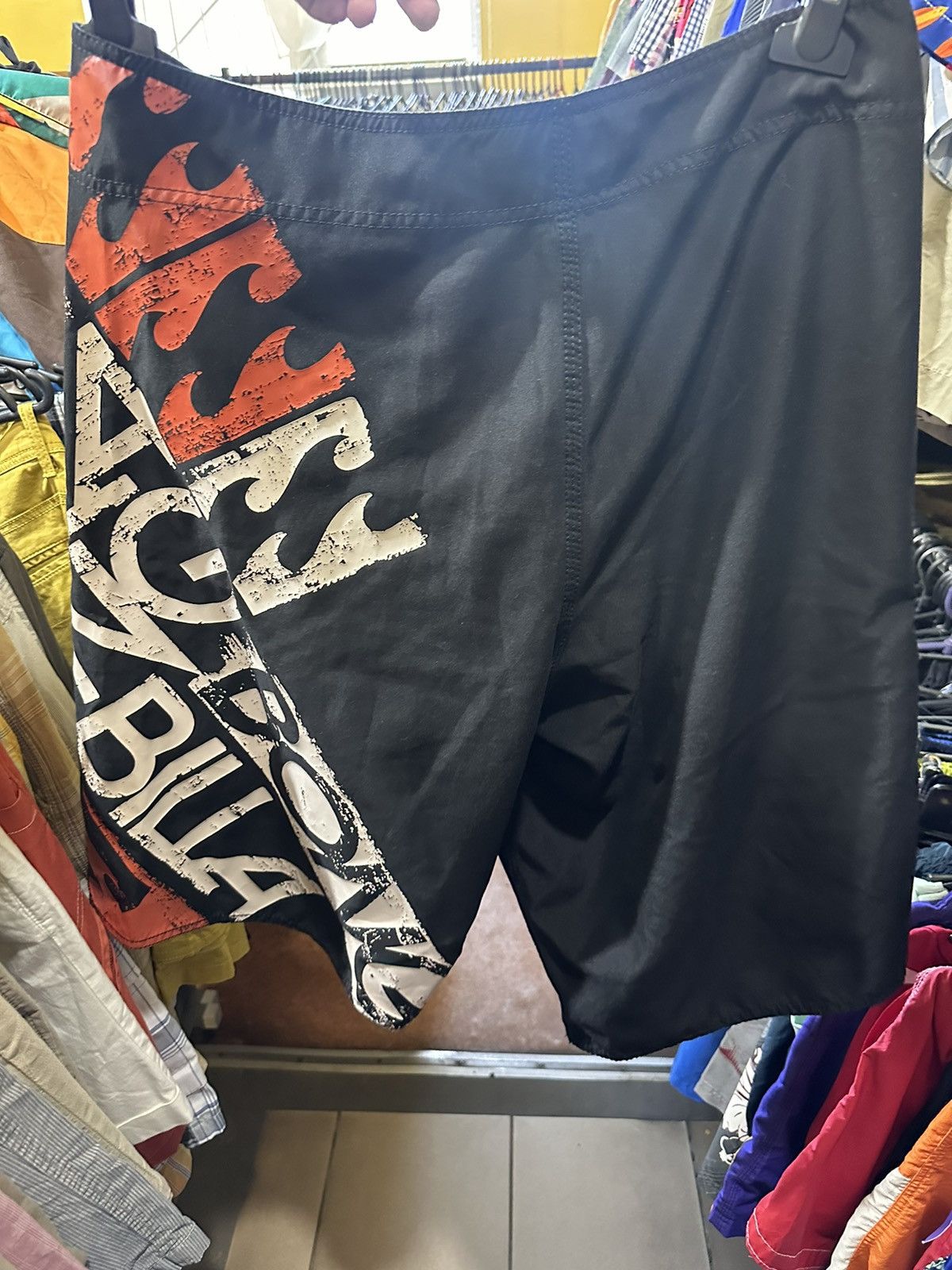 Billabong × Vintage Vintage billabong shorts size 36 big logo rare swim Size US 36 / EU 52 - 2 Thumbnail