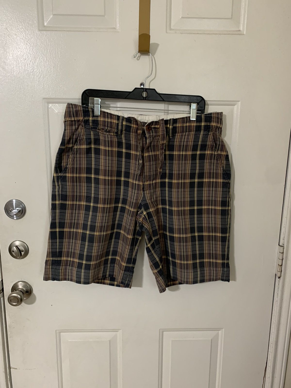 Polo Ralph Lauren Plaid Drawstring FF shorts Size US 36 / EU 52 - 2 Thumbnail