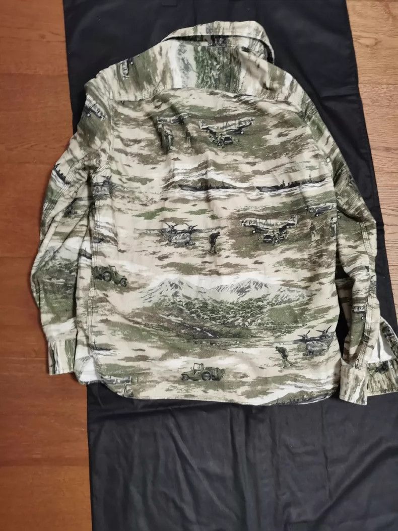 RRL Ralph Lauren Double RL Camouflage Military Shirt-2508 Size US S / EU 44-46 / 1 - 2 Thumbnail