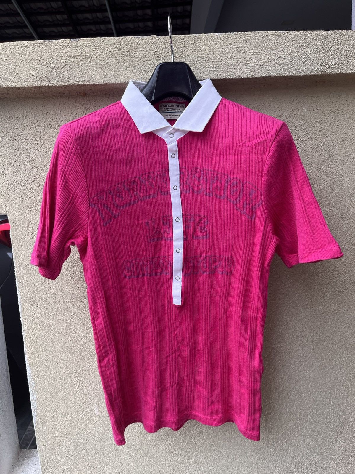 Japanese Brand Nicole club for men statement polo shirt Size US M / EU 48-50 / 2 - 1 Thumbnail