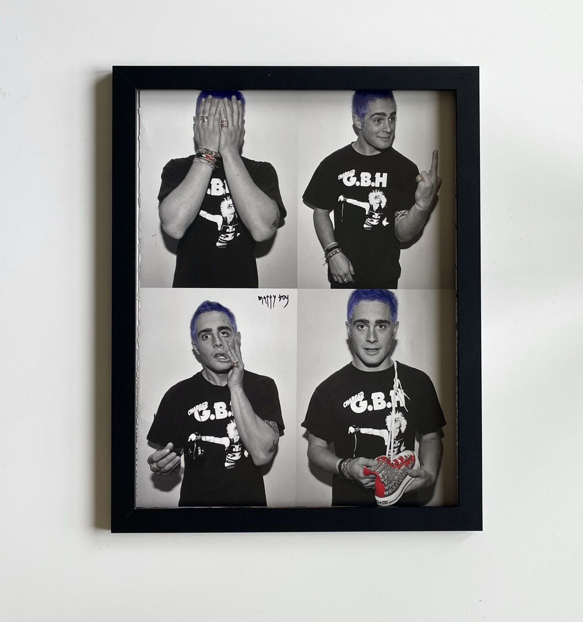 Chrome Hearts Chrome Hearts Matty boy photo Poster framed 9x11 Size ONE SIZE - 1 Thumbnail