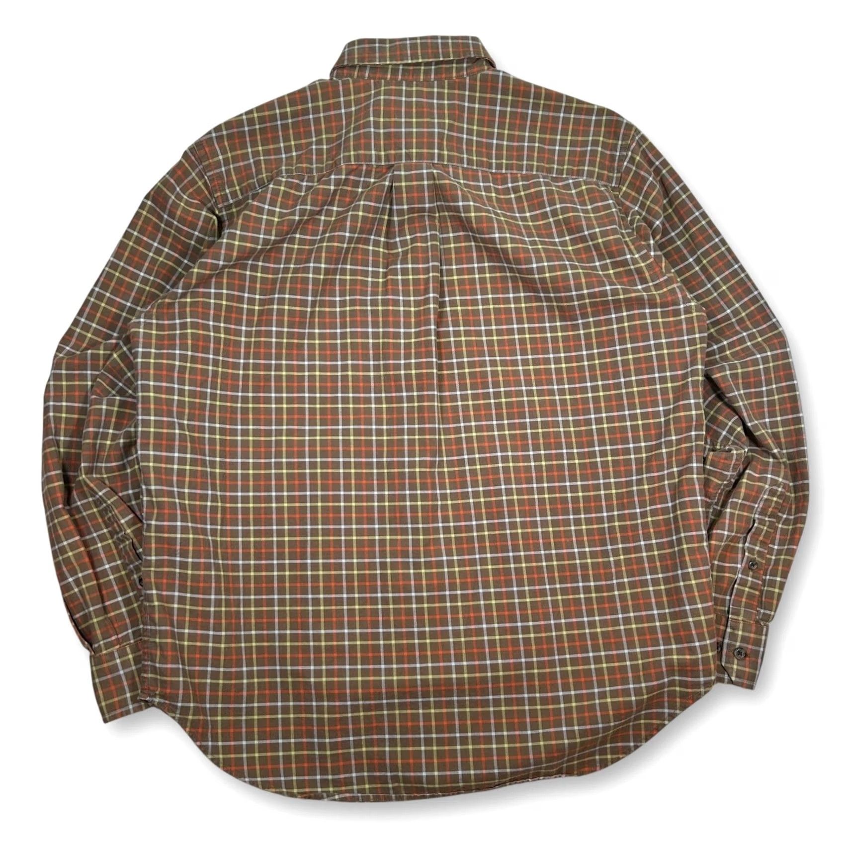 Eddie Bauer Eddie Bauer Plaid Button-Down Shirt Long Sleeve Mens M Brown Casual Cotton Button-Up Shirt Size US M / EU 48-50 / 2 - 3 Thumbnail