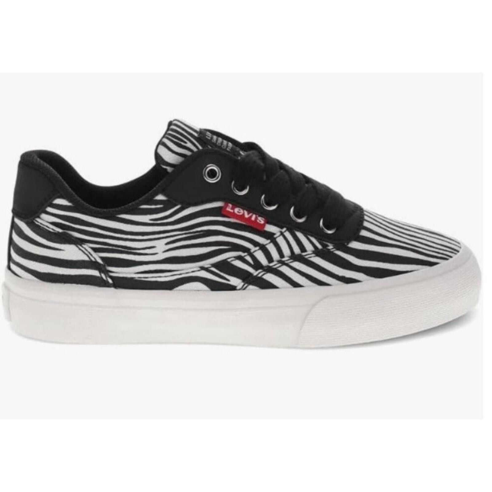 Levi's Levi's Unisex Naya M Zebra Sneaker | Black & White Size US 5 / EU 37 - 11 Thumbnail