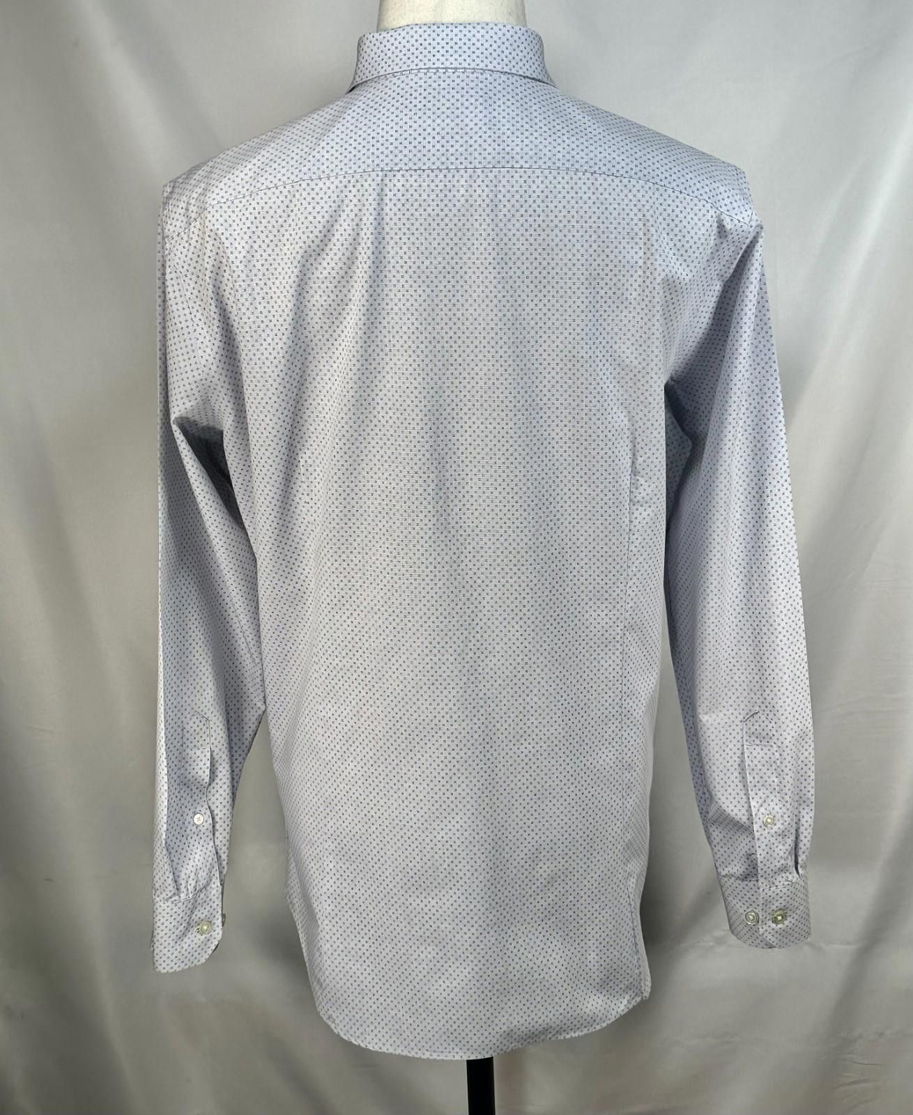 Banana Republic Banana Republic Slim Fit Non-Iron Button Up Shirt Blue Men L Size US L / EU 52-54 / 3 - 2 Thumbnail
