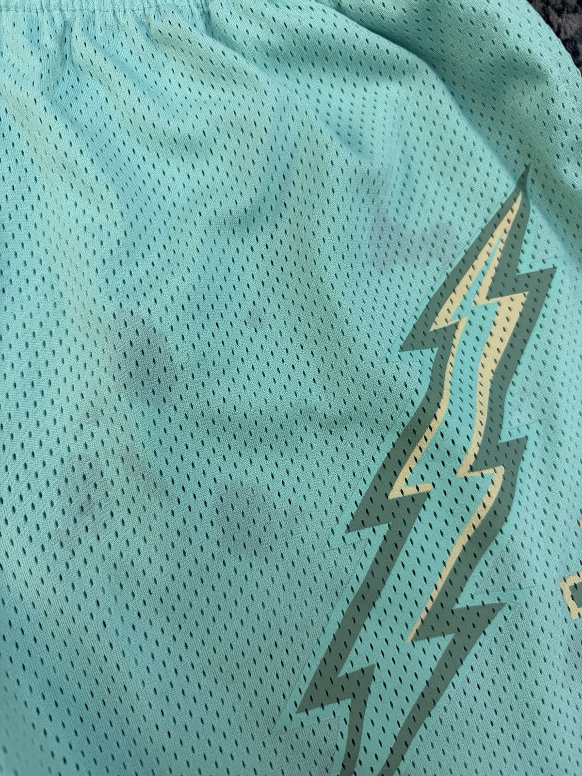 Eric Emanuel Eric Emanuel teal lightning shorts size xl Size US 36 / EU 52 - 3 Thumbnail
