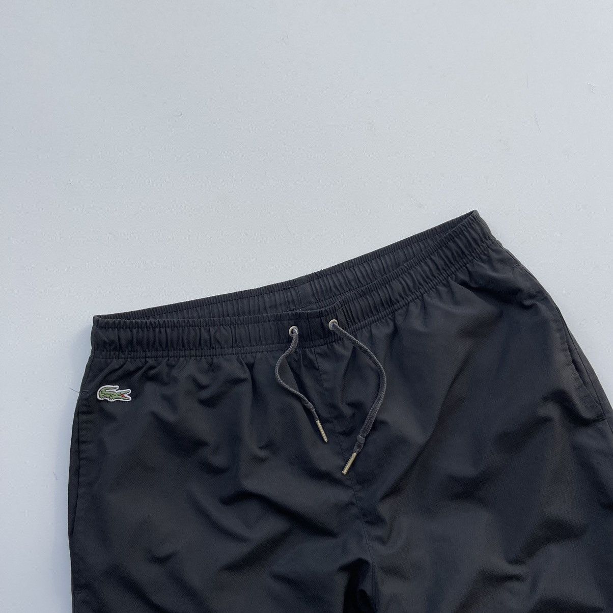 Lacoste × Vintage Lacoste Sport Vintage Nylon Track Pants Black Y2K Size US 34 / EU 50 - 2 Thumbnail